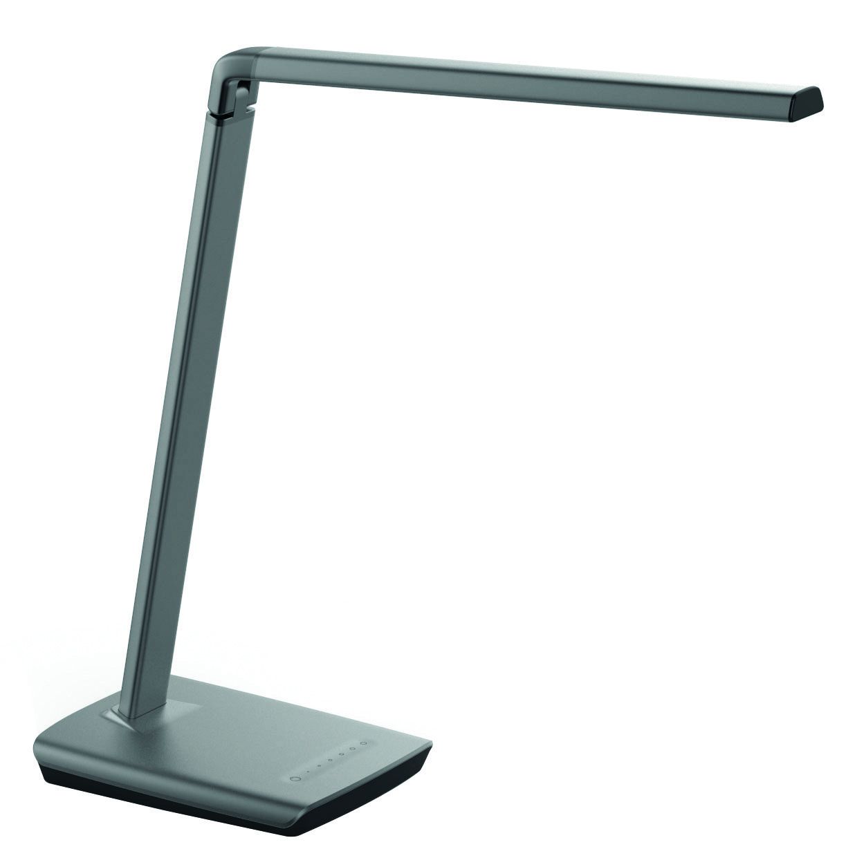 Lampe Bureau Touch Kelly Rock Led Sans Fil Aluminium Gris h38cm