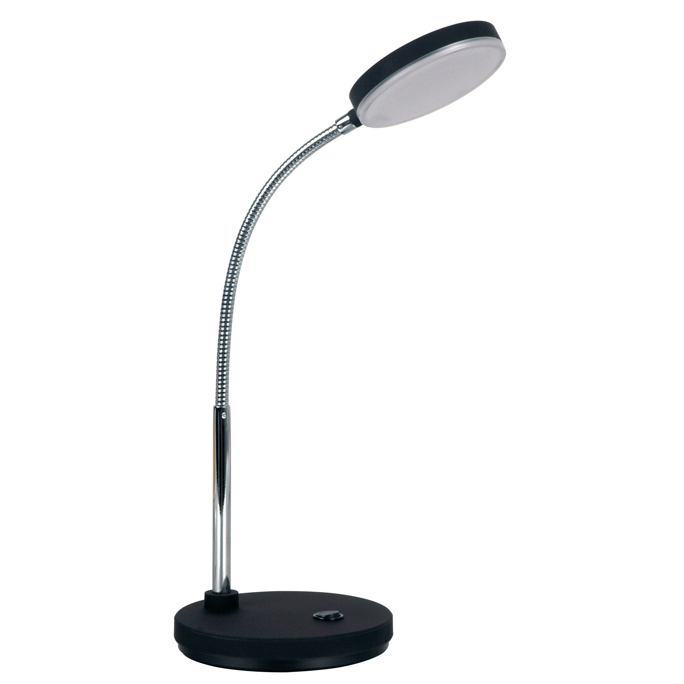 Athene Grande puissante lampe de bureau LED flexible noir: Less n More,  luminaire design fabriqué en Allemagne - Réf. 12060310 - mobile