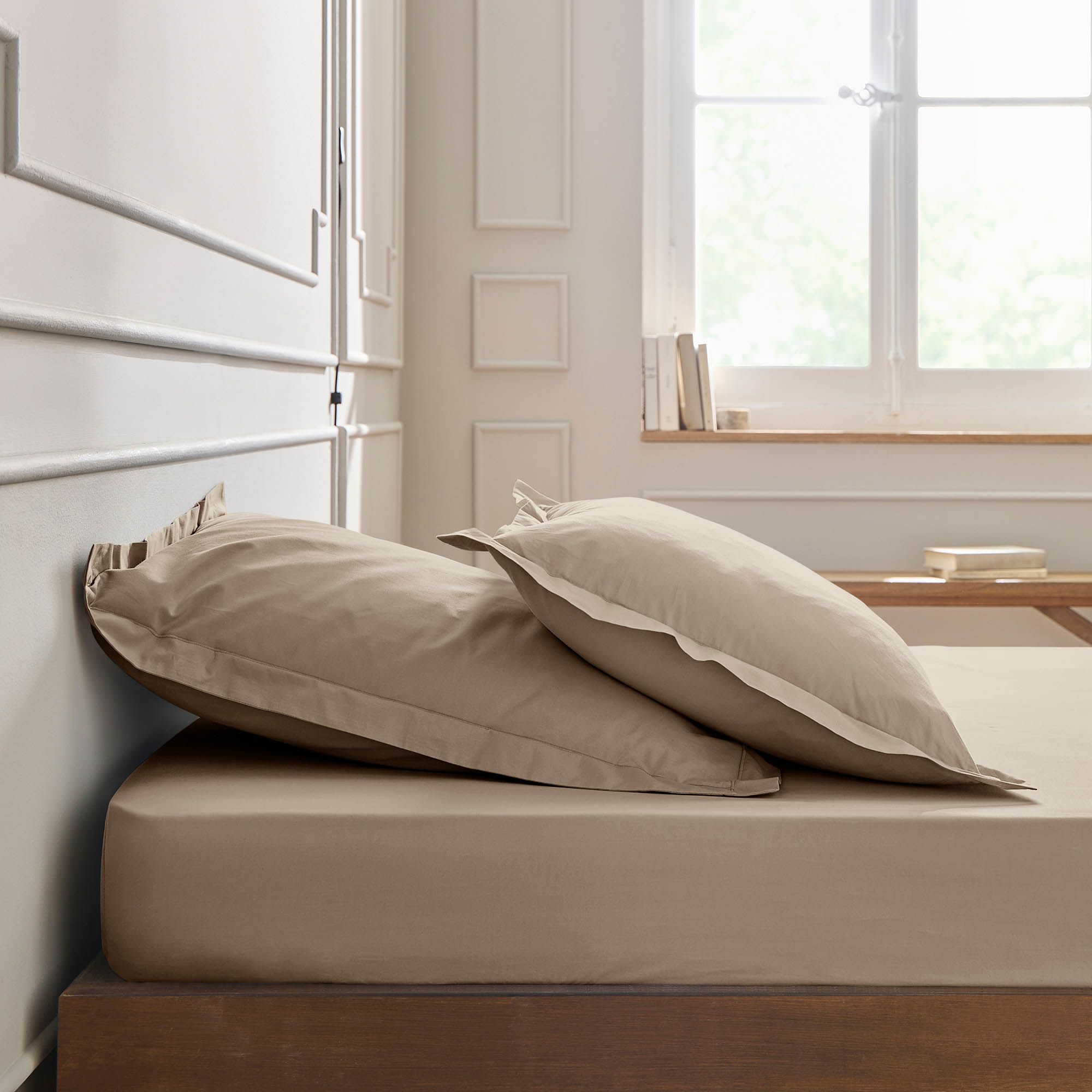Drap housse PERCALE DUO pour sommier articulé - MONTELEONE