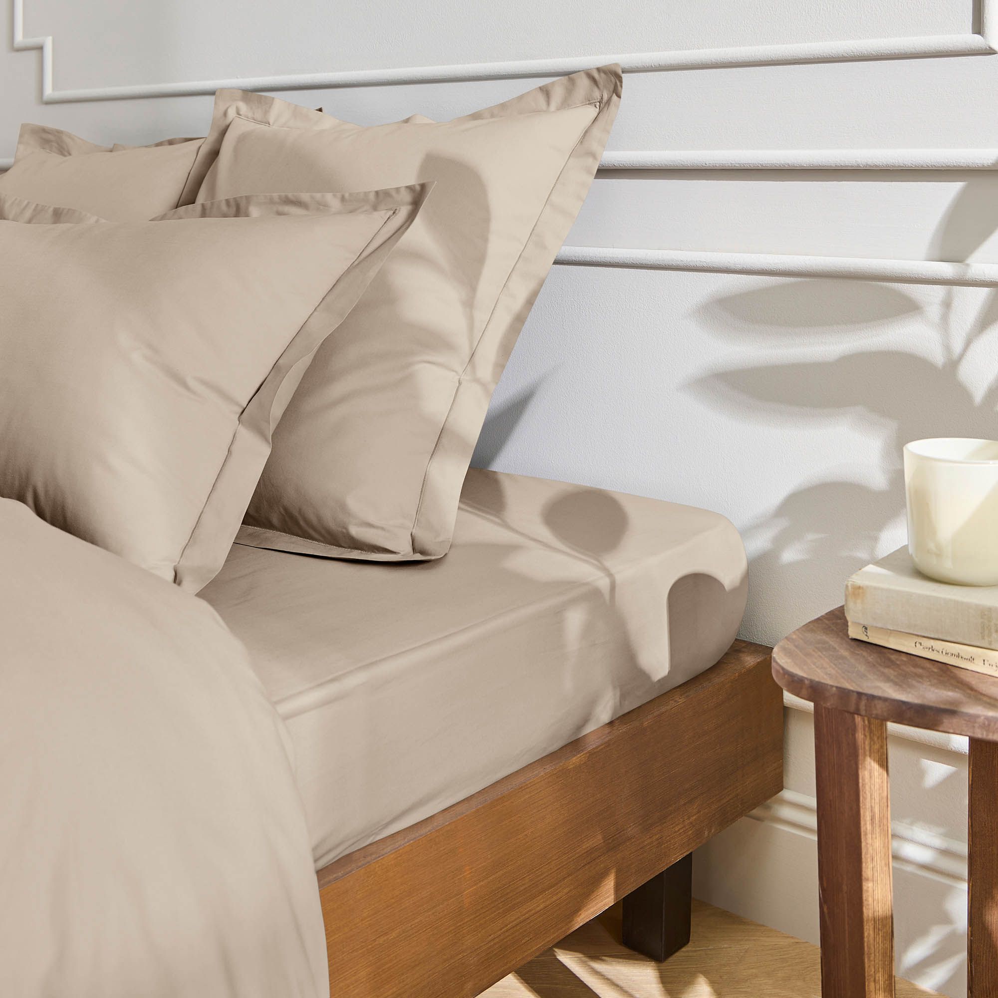 Drap housse PERCALE Bonnets 40 cm - MONTELEONE
