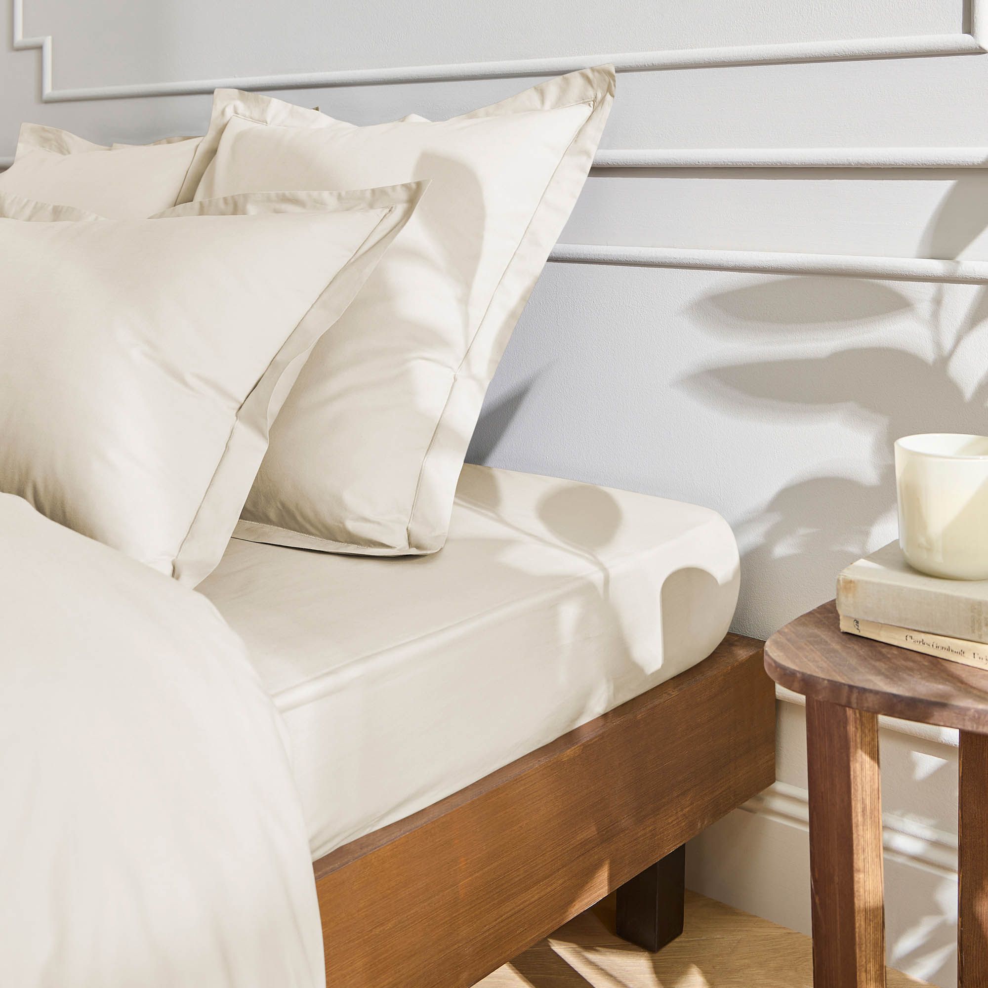 Drap housse PERCALE Bonnets 40 cm - MONTELEONE