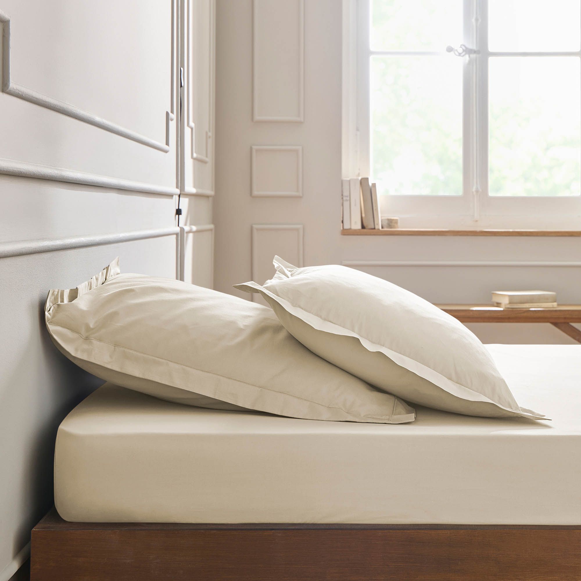 Drap housse PERCALE Bonnets 40 cm - MONTELEONE