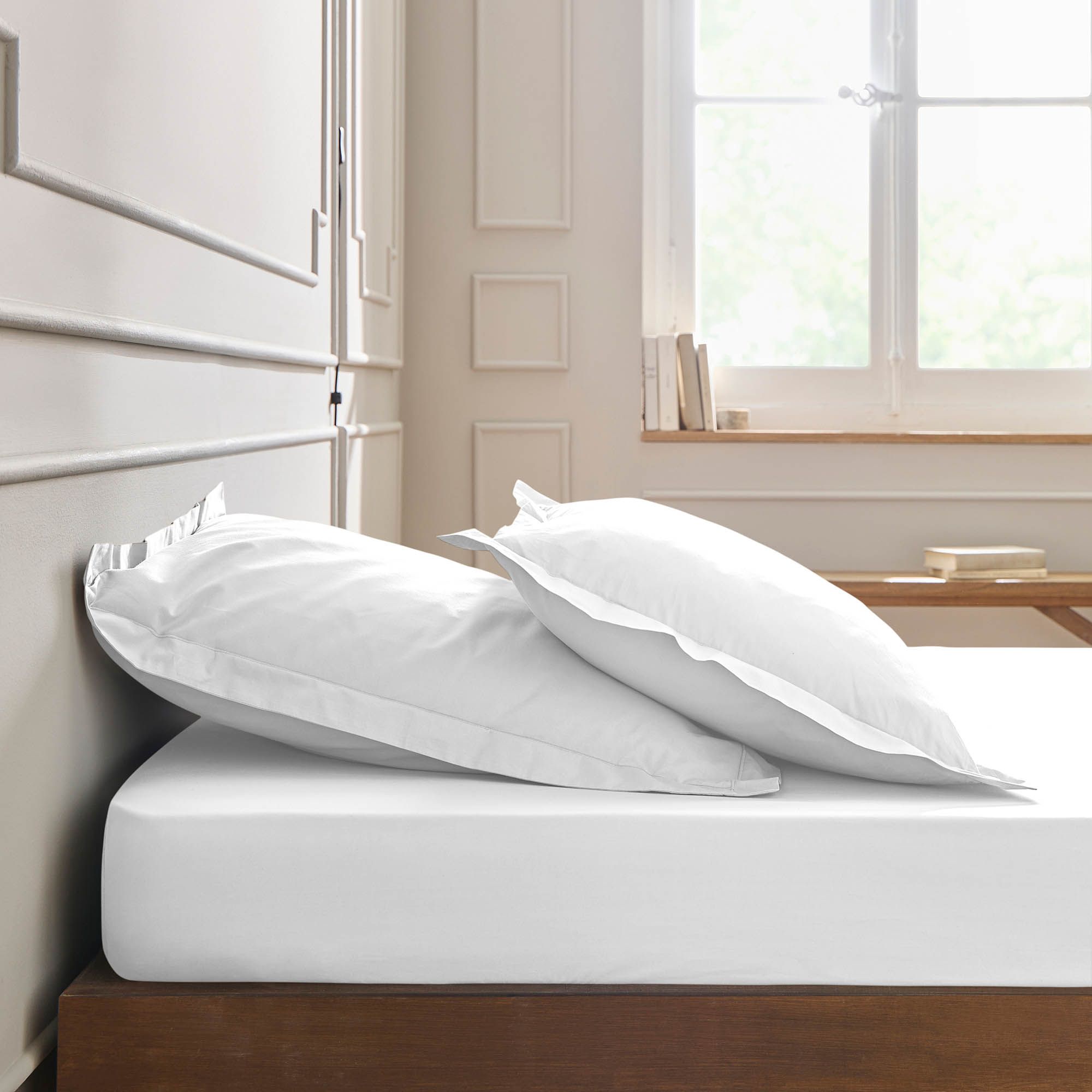 Drap housse PERCALE Bonnets 40 cm - MONTELEONE