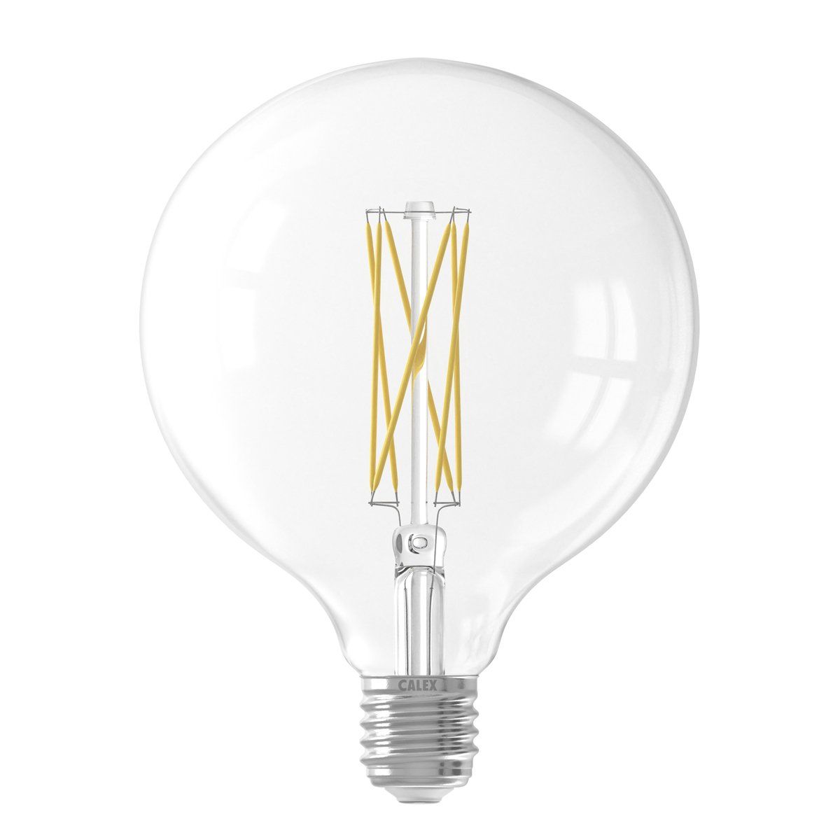 Ampoule déco filament LED dimmable E27 FILAMENT CLEAR en verre transparent Ø12.5cm