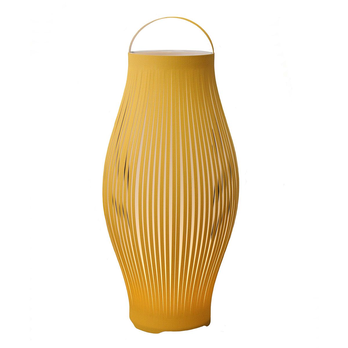 Lampe baladeuse extérieur LED LEEK (H40cm) en polyester jaune