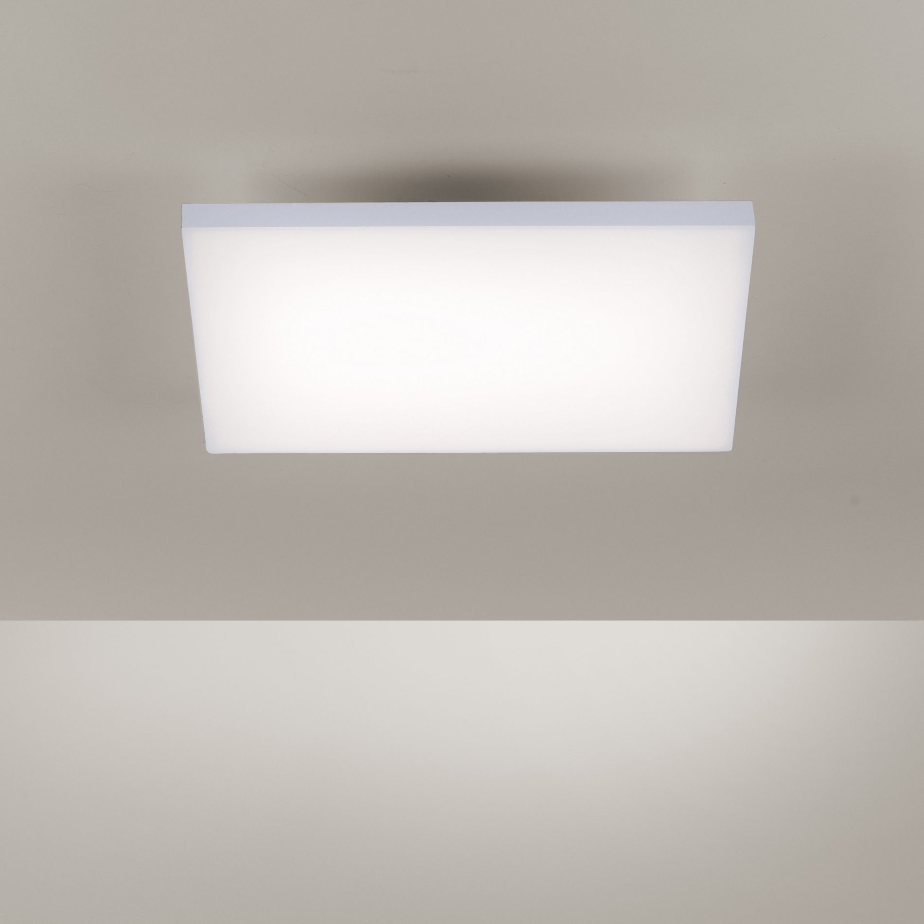 Plafonnier LED FRAMELES en plastique blanc