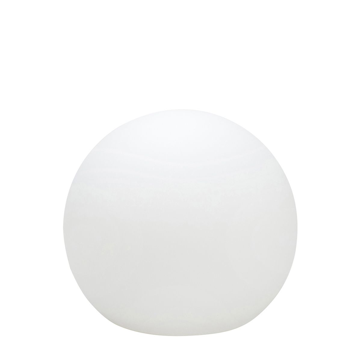 Boule lumineuse PEARL (D25cm) en polyéthylène blanc