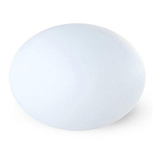 Boule lumineuse FLATBALL (D35cm) en polyéthylène blanc - Keria et