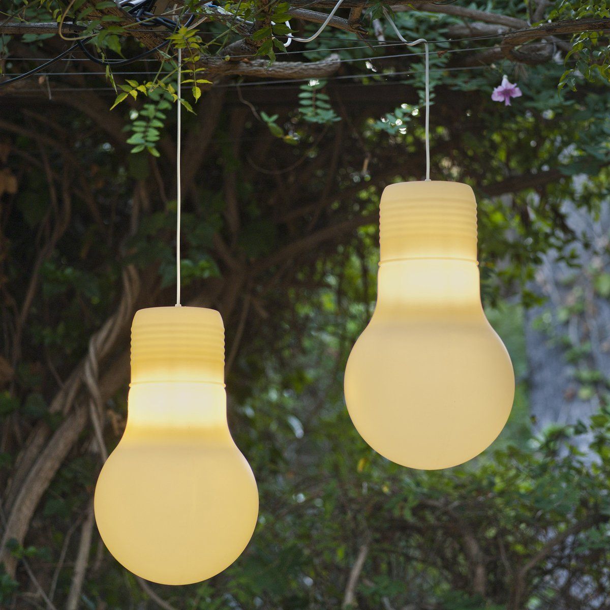 Lampe suspendue avec batterie - Vintage - En bois - Avec batterie - Style  bohème - En rotin - Sans électricité - Éclairage extérieur - Lanternes 