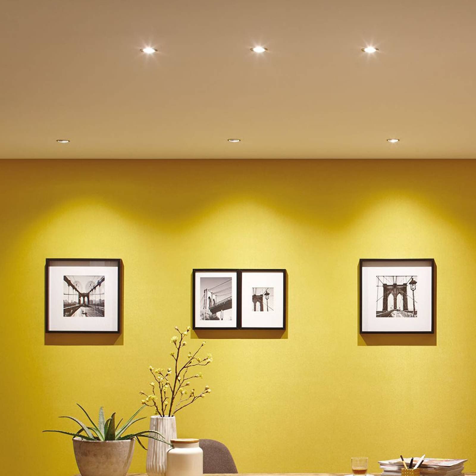 Spot LED doré encastré de plafond : pour un éclairage d'intérieur design