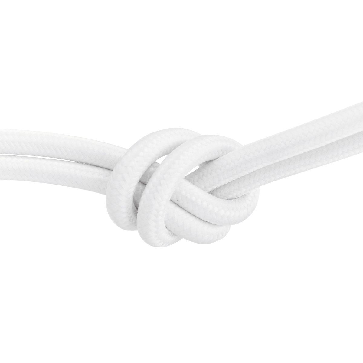 Cordon gamme personnalisation en tissu blanc (100cm)