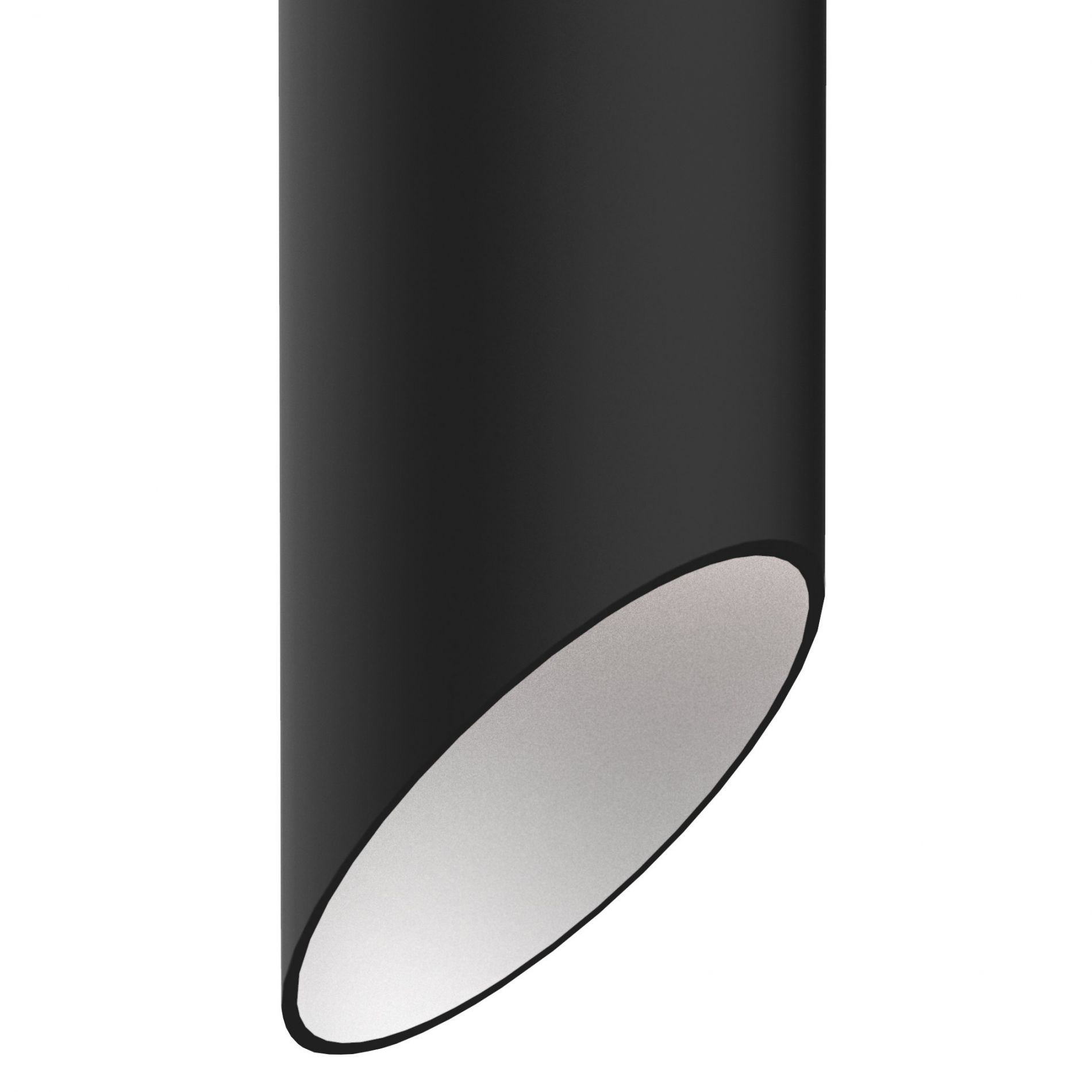 Suspension barre LED FLUID en métal noir - Keria et Laurie Lumière