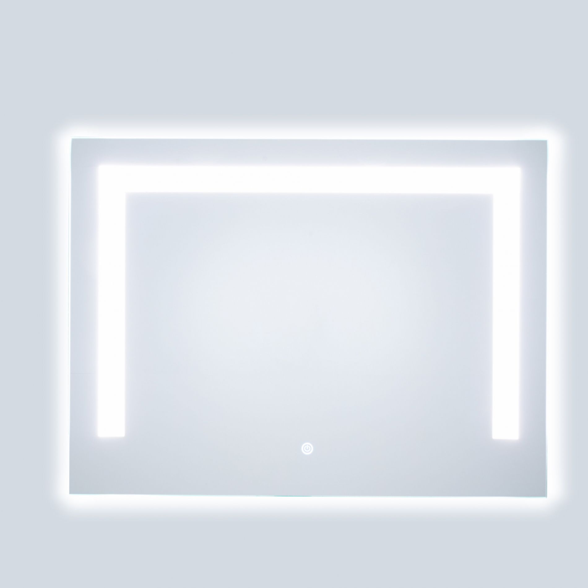 Miroir lumineux LED SPIEGEL (largeur 80cm) en verre - Keria et Laurie  Lumière