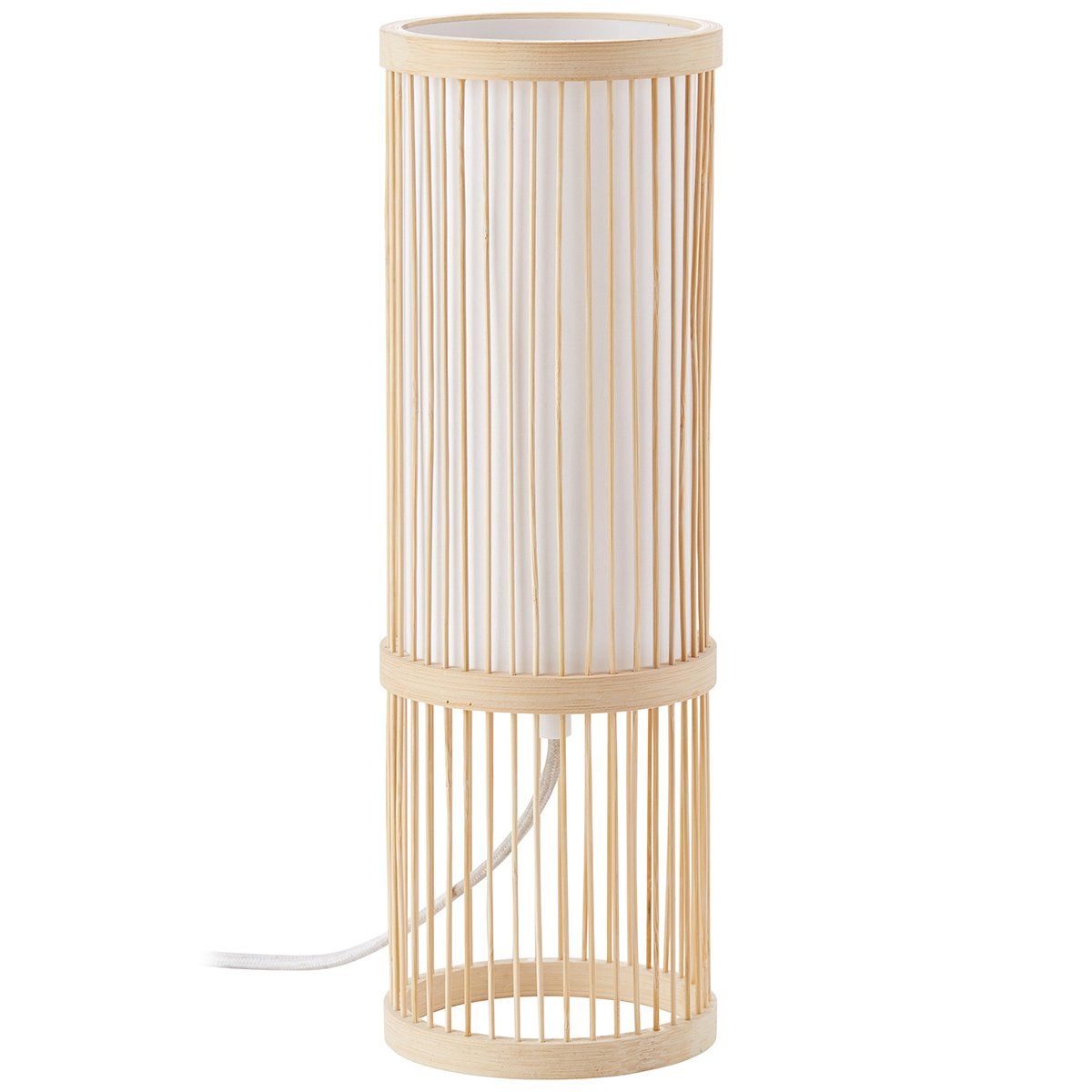 Lampe à poser NORI en bambou naturel