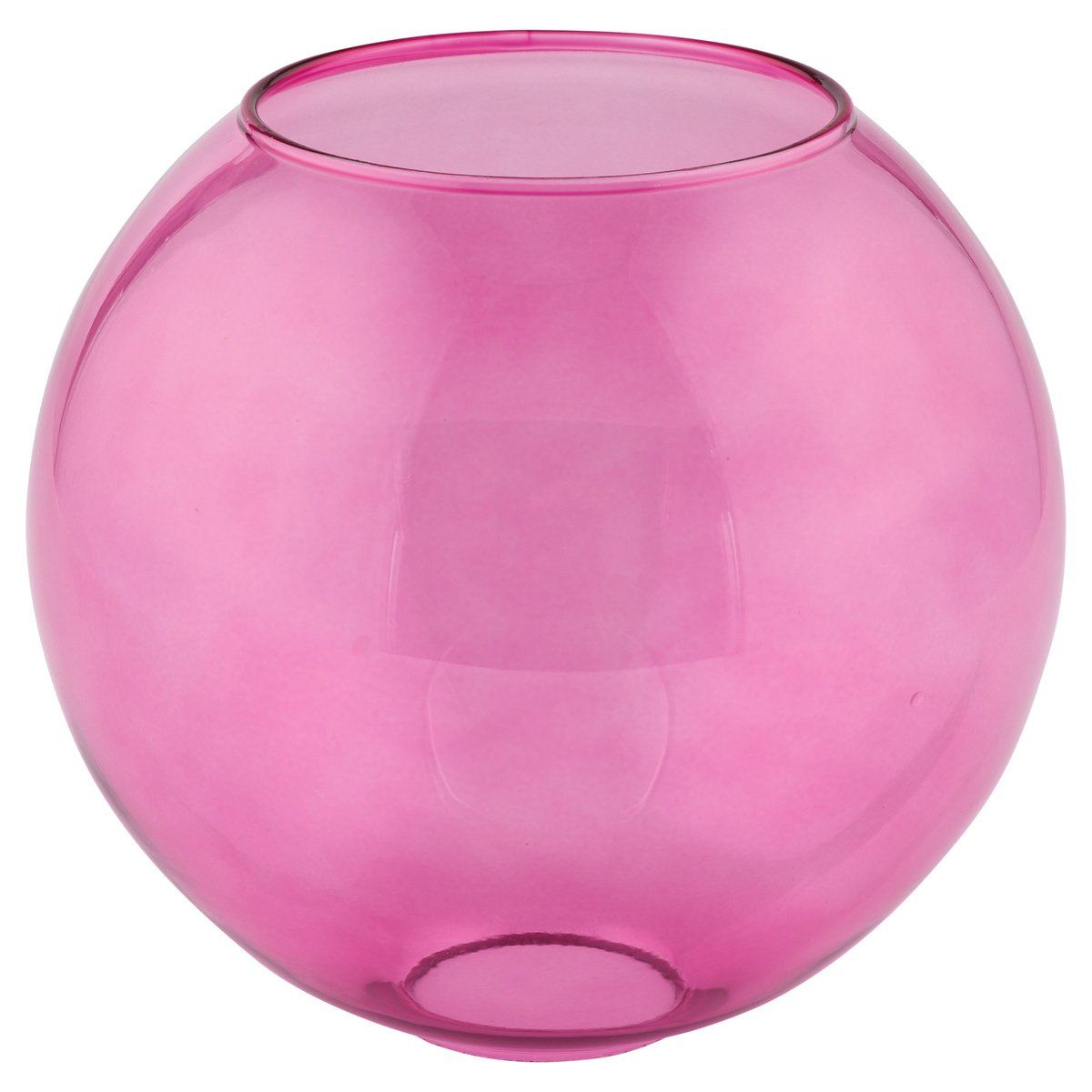 Boule en verre rose LYON (D18cm)