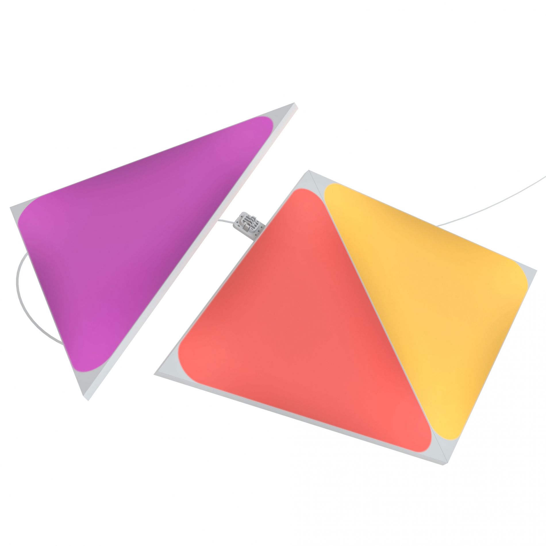 Kit de 3 triangles lumineux design à assembler SHAPES