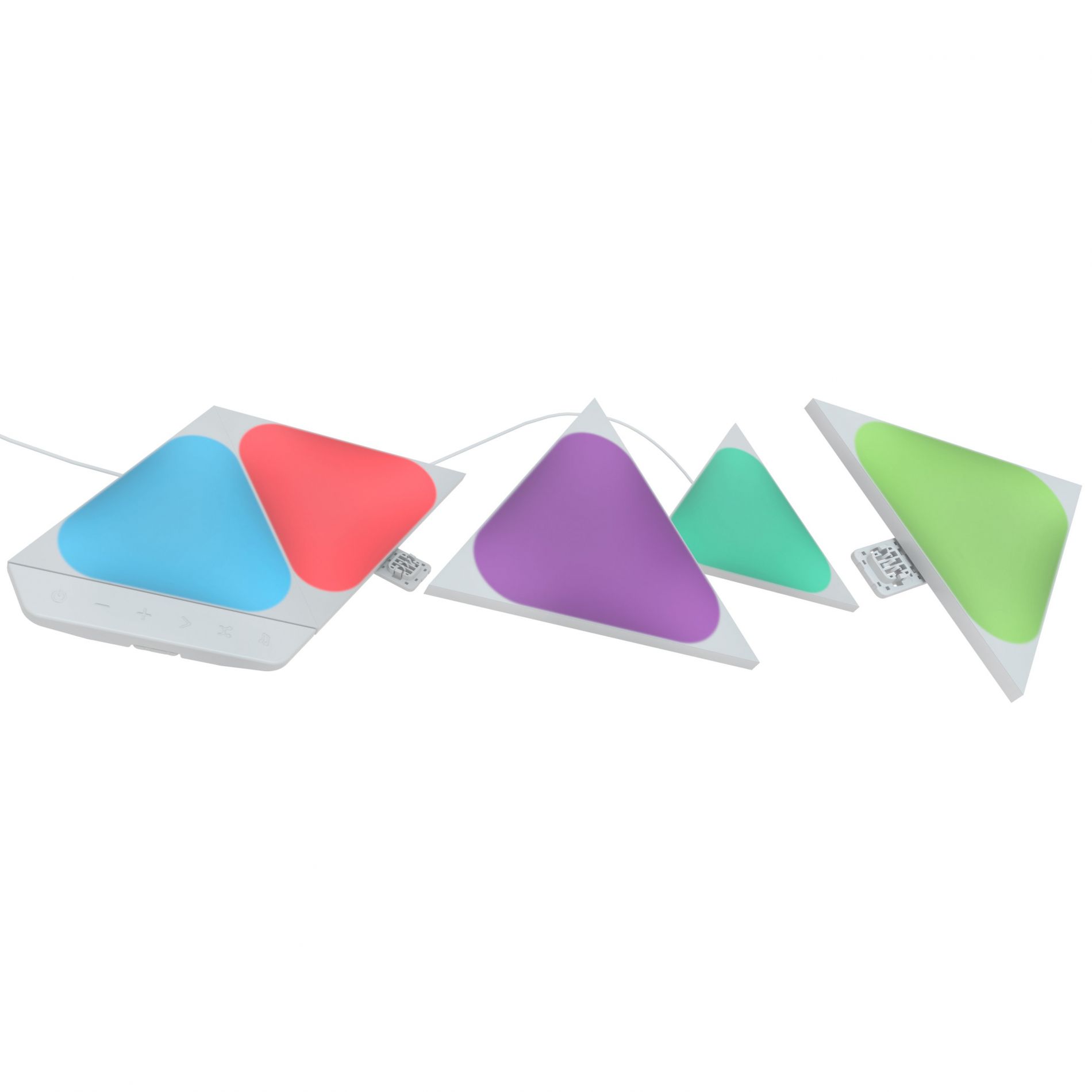 Kit de 5 triangles lumineux design à assembler SHAPES