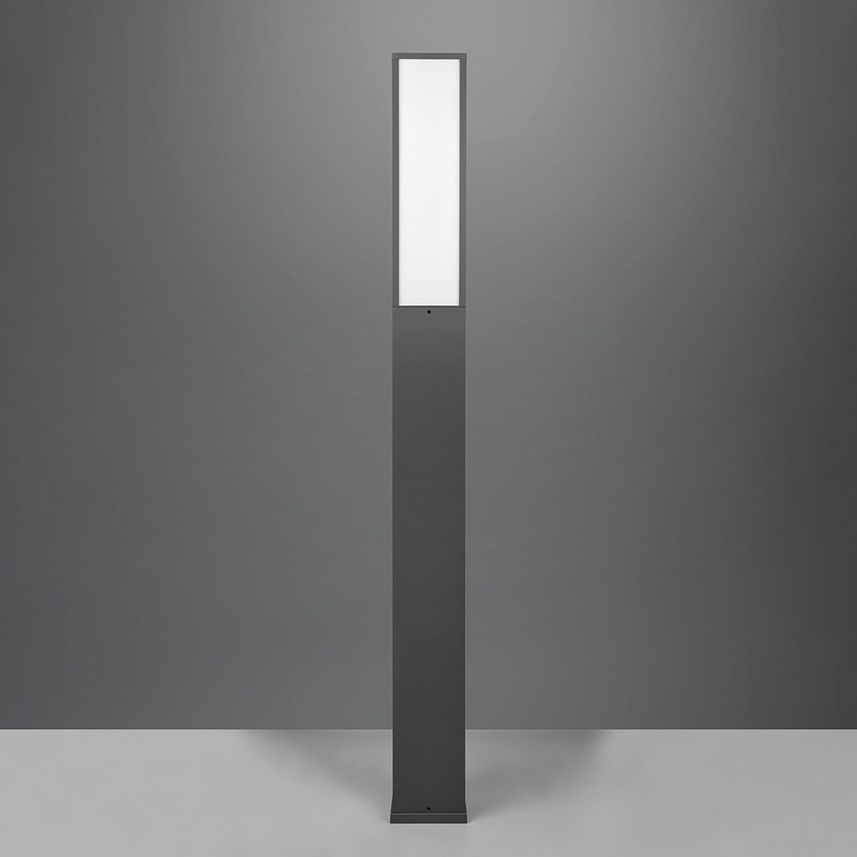 Lampadaire extérieur LED FUERTE en métal gris anthracite