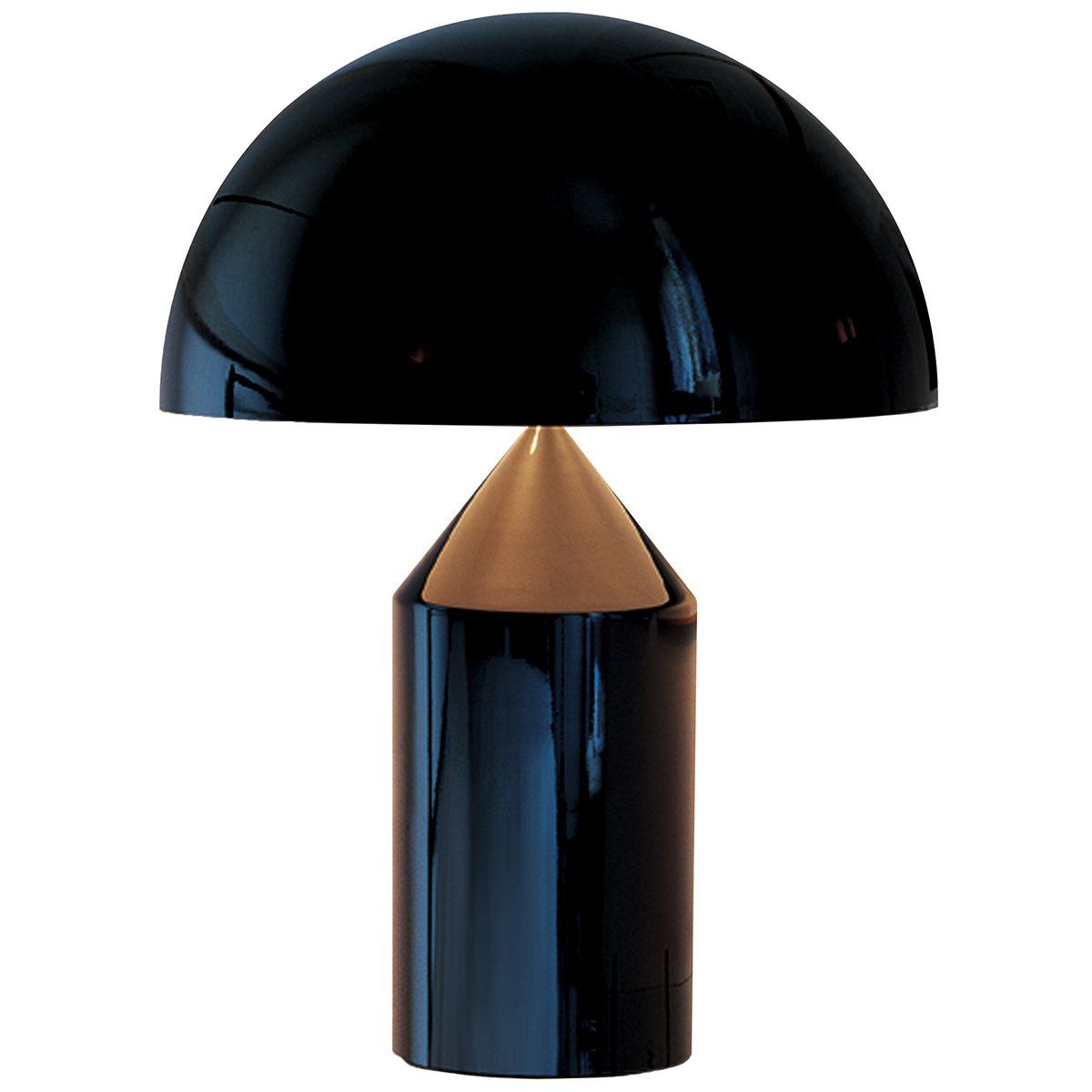 Lampe design ATOLLO (H70cm) en aluminium noir