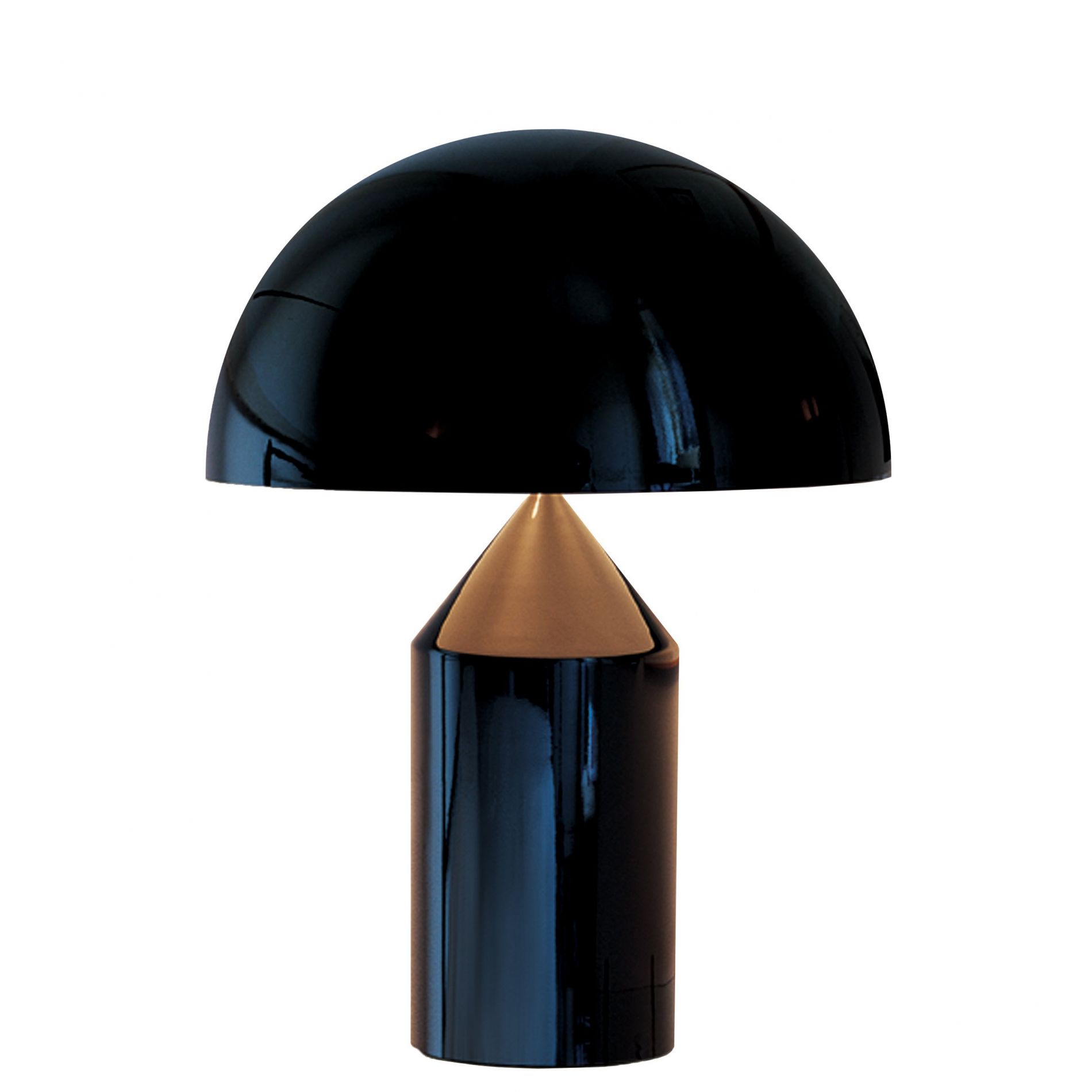Lampe design ATOLLO (H50cm) en aluminium noir