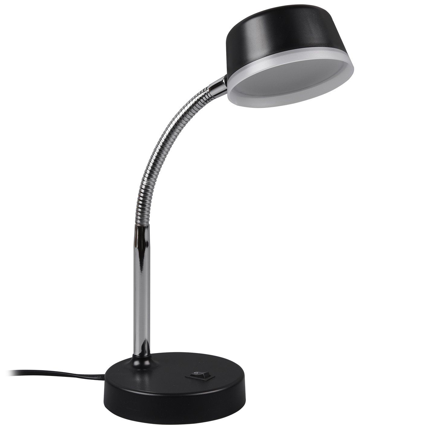 Lampe de bureau LED KIKO en PVC noir