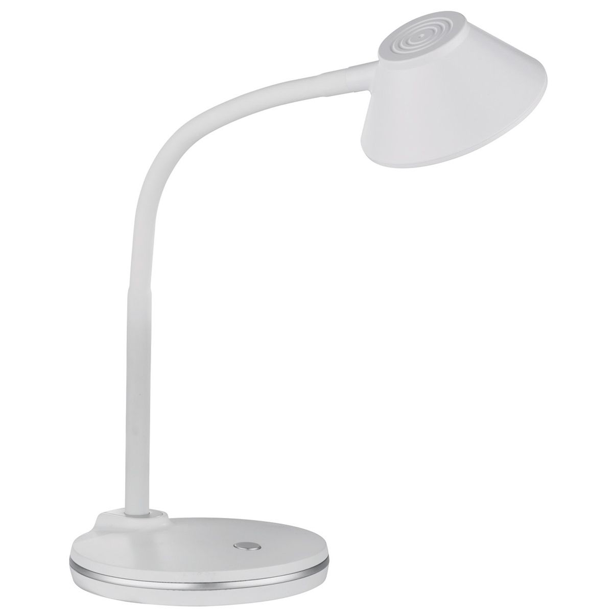 Lampe de bureau LED BERRY en PVC blanc