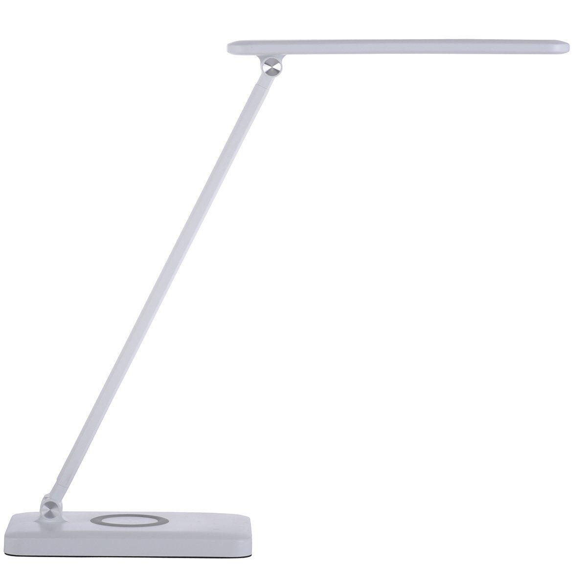 Lampe de bureau LED FLORENTINA en PVC blanc