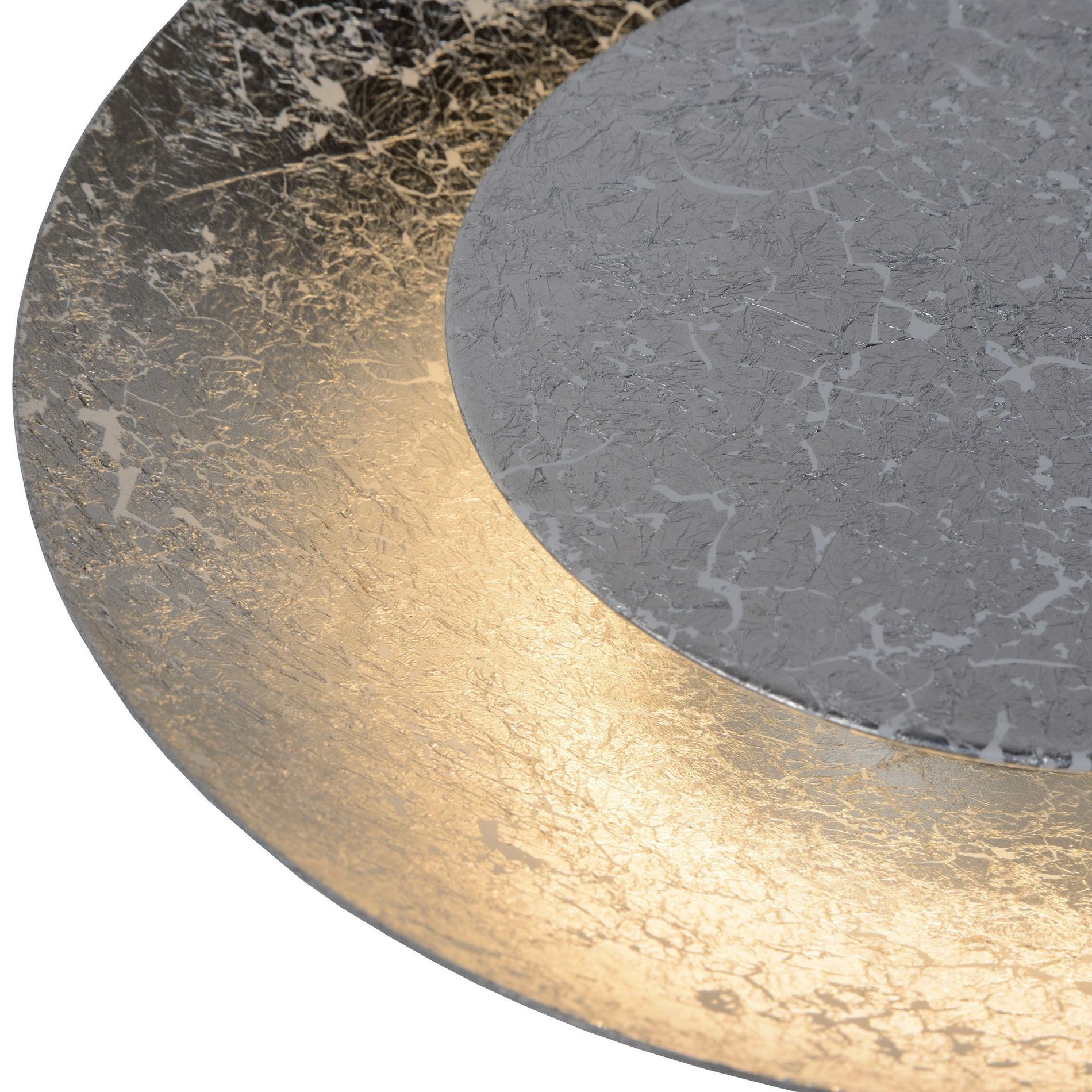 Plafonnier FOSKAL (D21.5cm) en métal argent