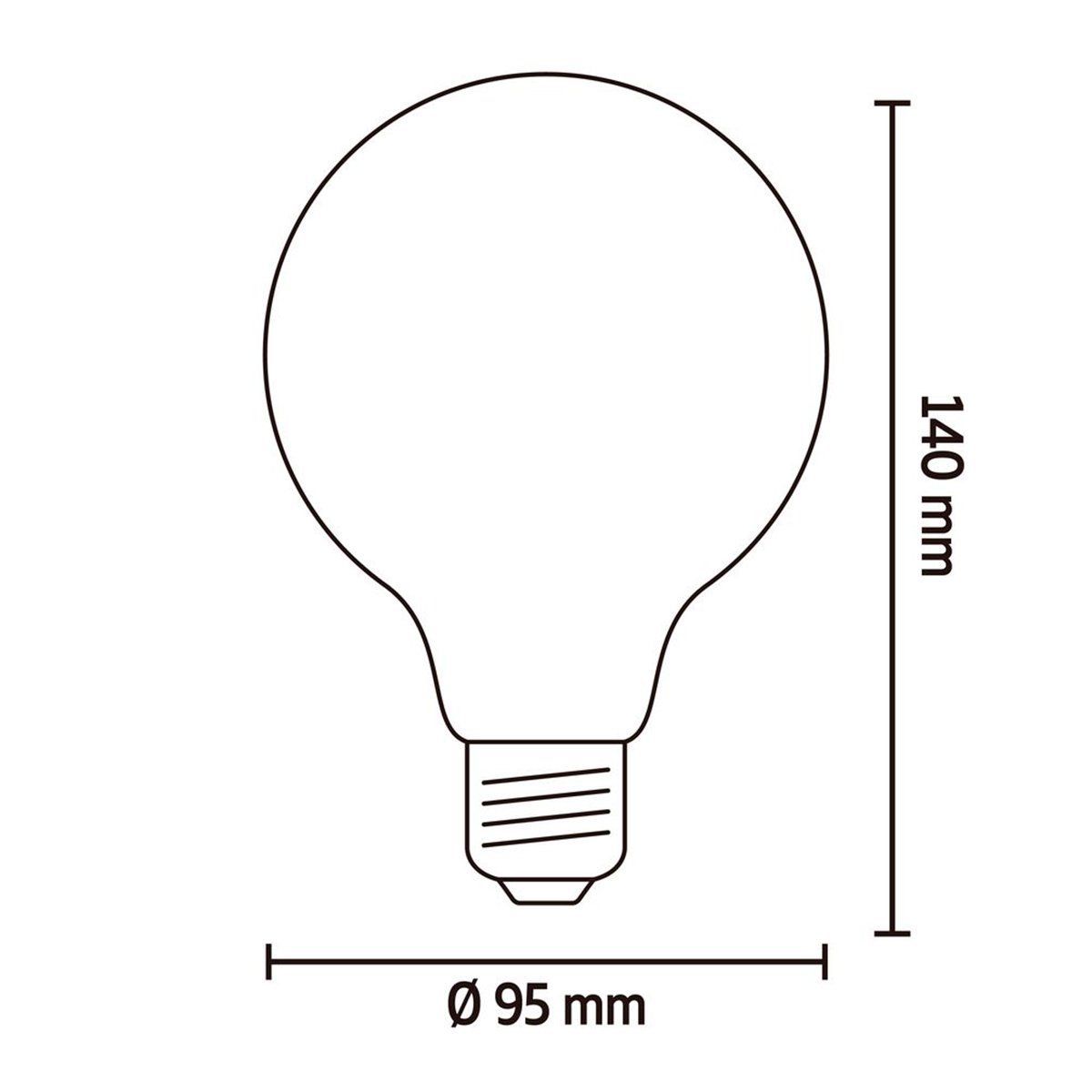 Ampoule LED dimmable E14 SOFTLINE éclairage blanc chaud 4.5W 470 lumens  Ø3.5cm