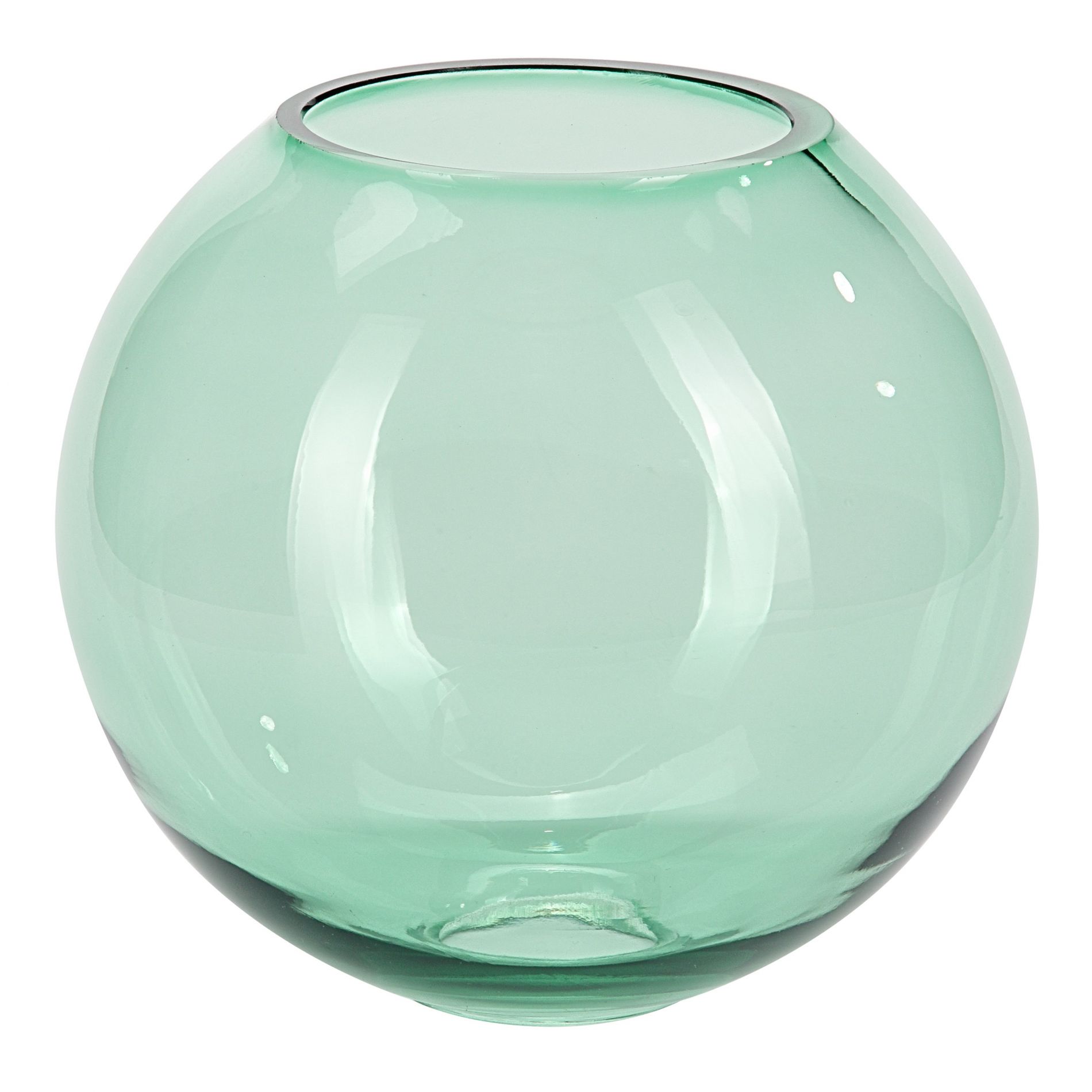 Boule en verre vert LYON (D18cm)
