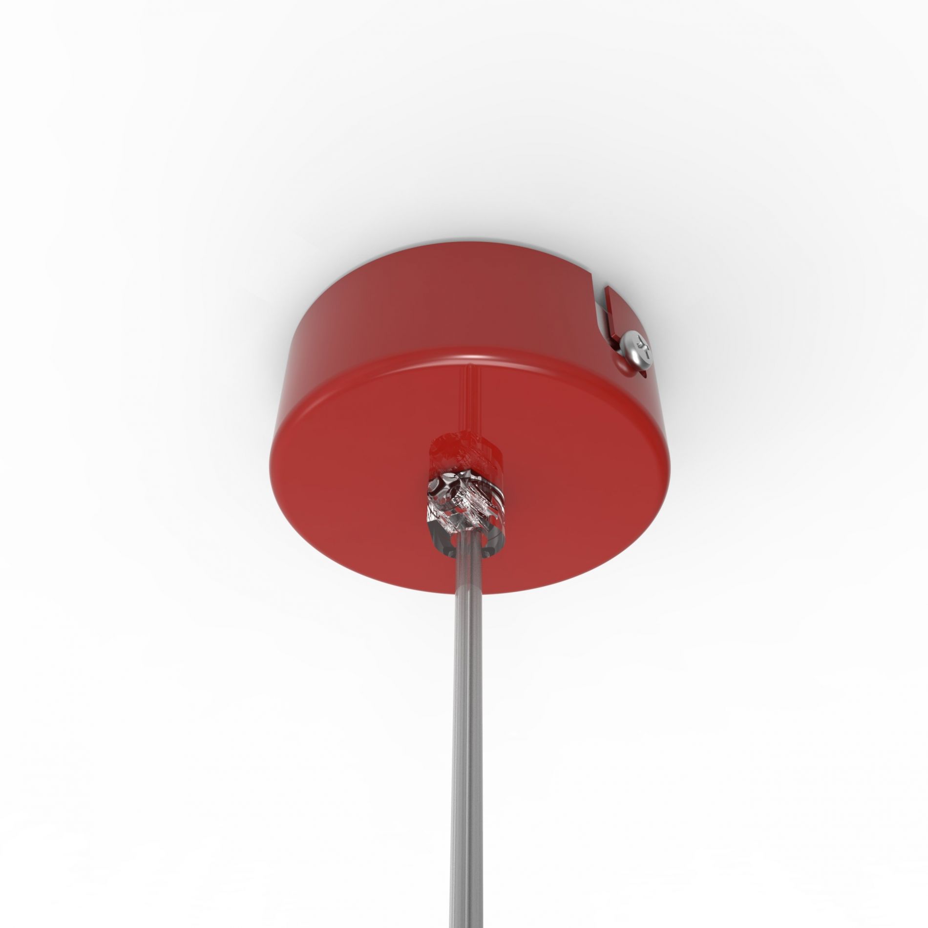 Suspension JOE (D50cm) en métal rouge