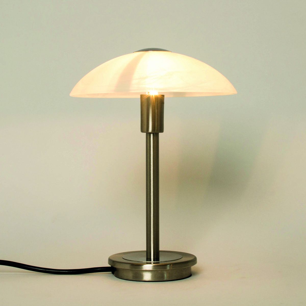 Lampe de bureau ROSA argentée en métal