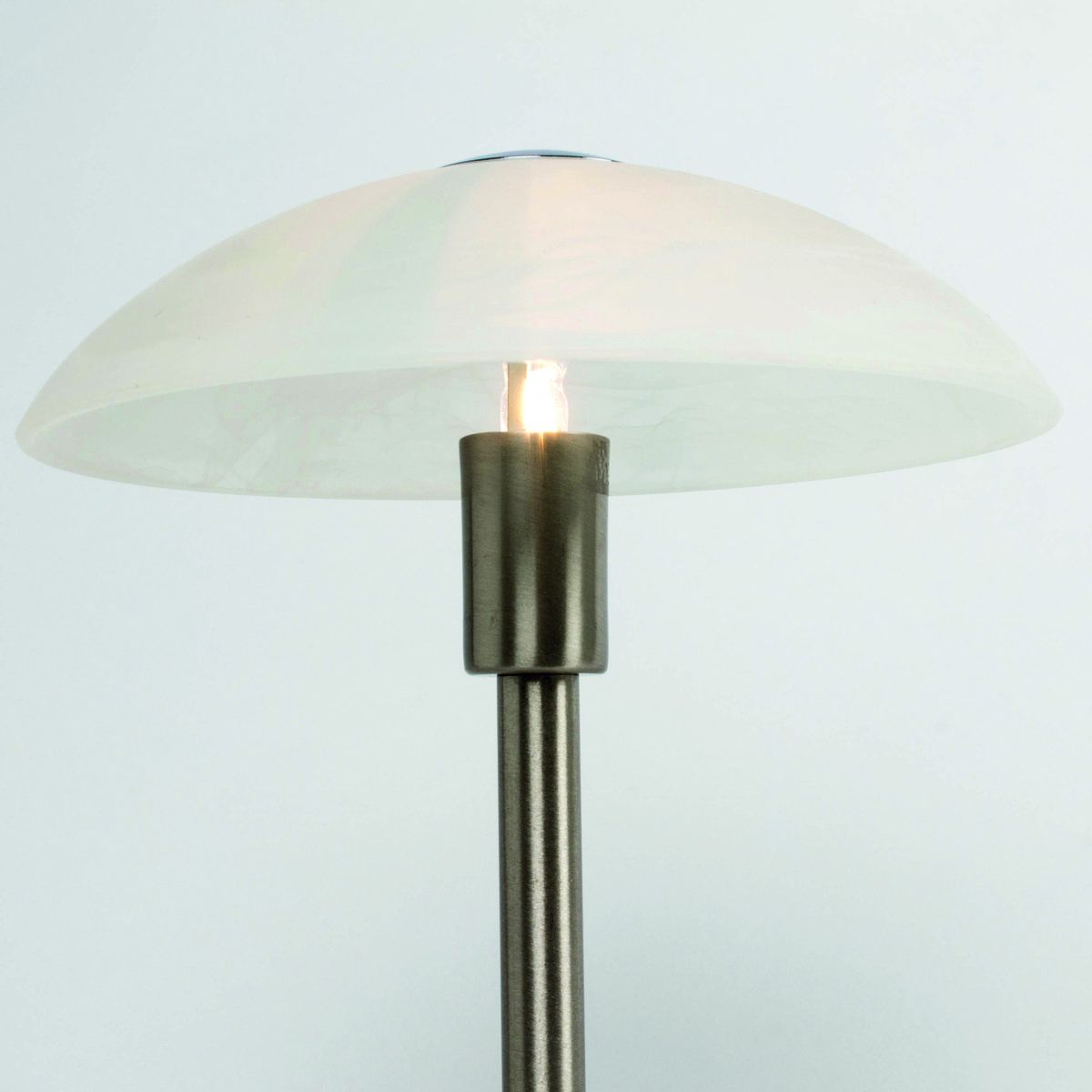 Lampe de bureau ROSA argentée en métal