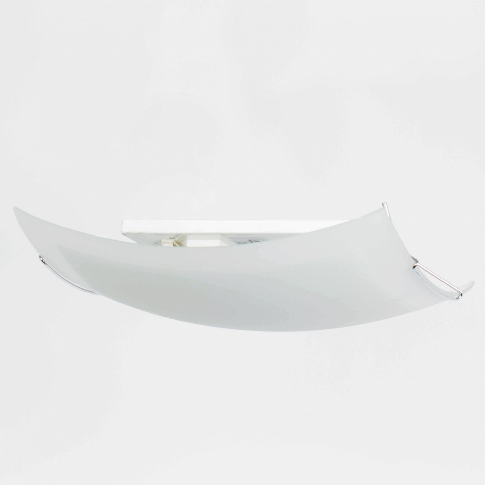 Plafonnier moderne ANAE blanc en verre