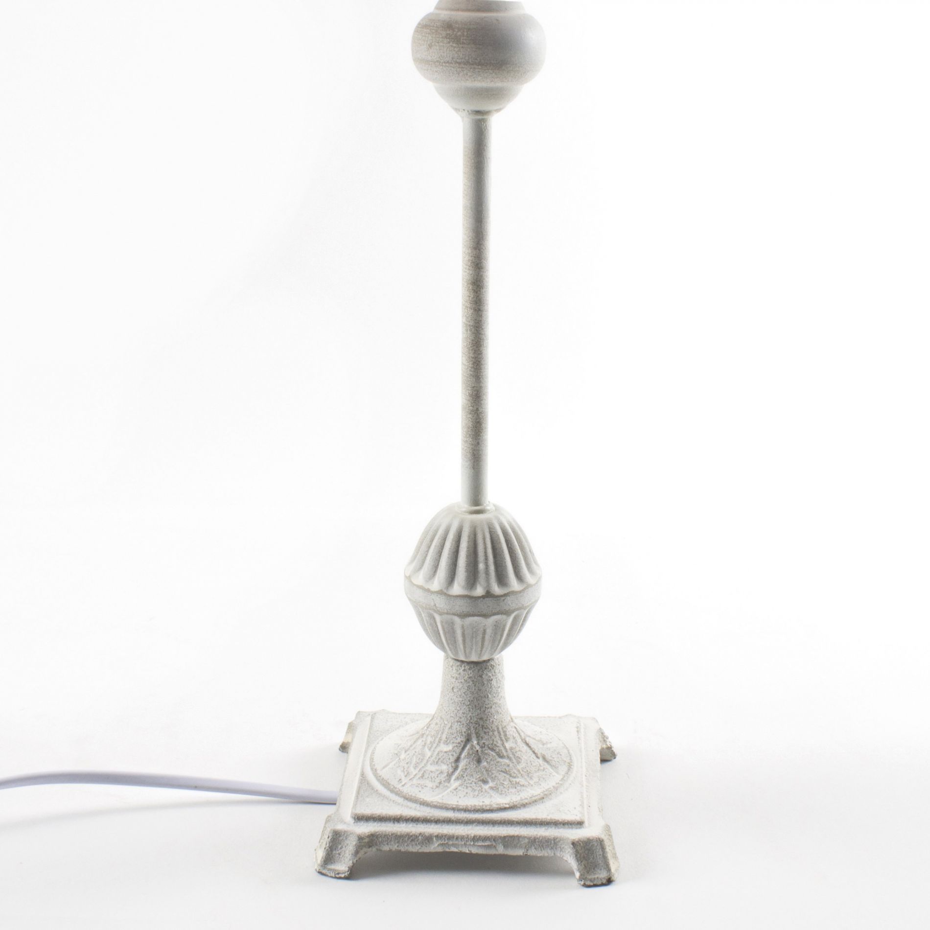 Lampe de table ROSABELLE taupe en métal
