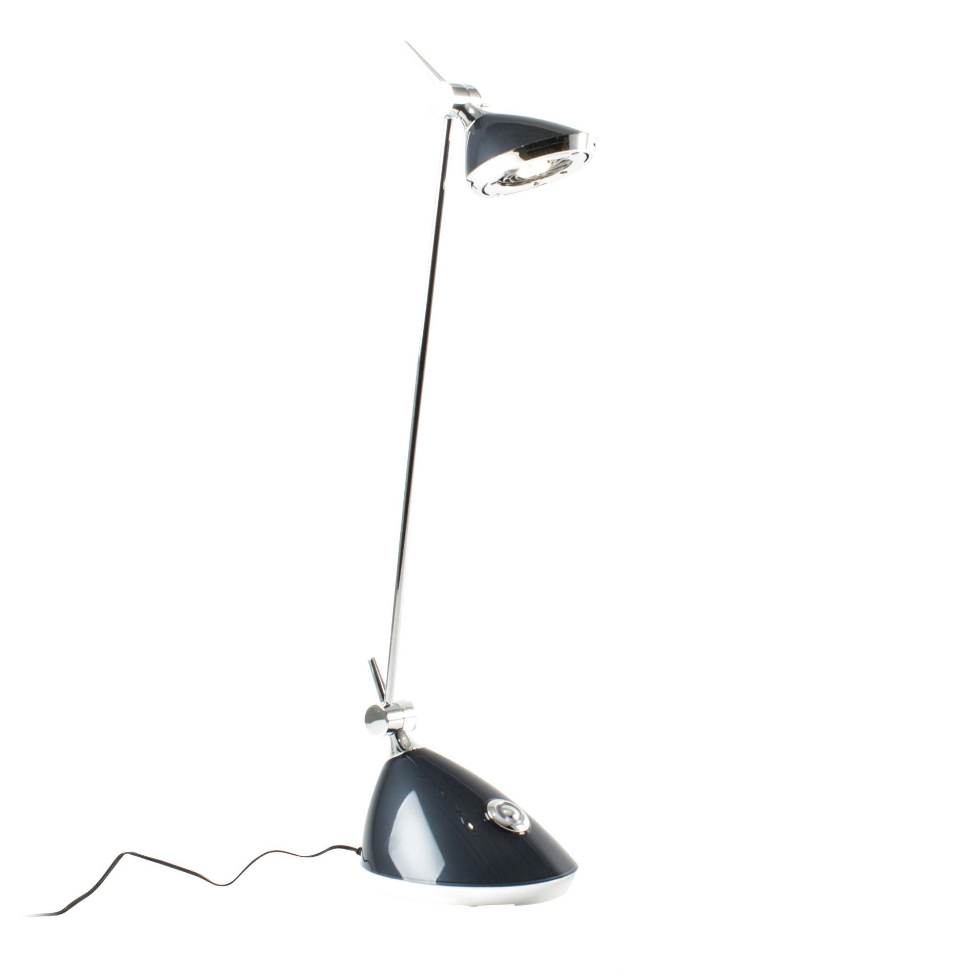 Lampe de bureau LED TIA grise en PVC