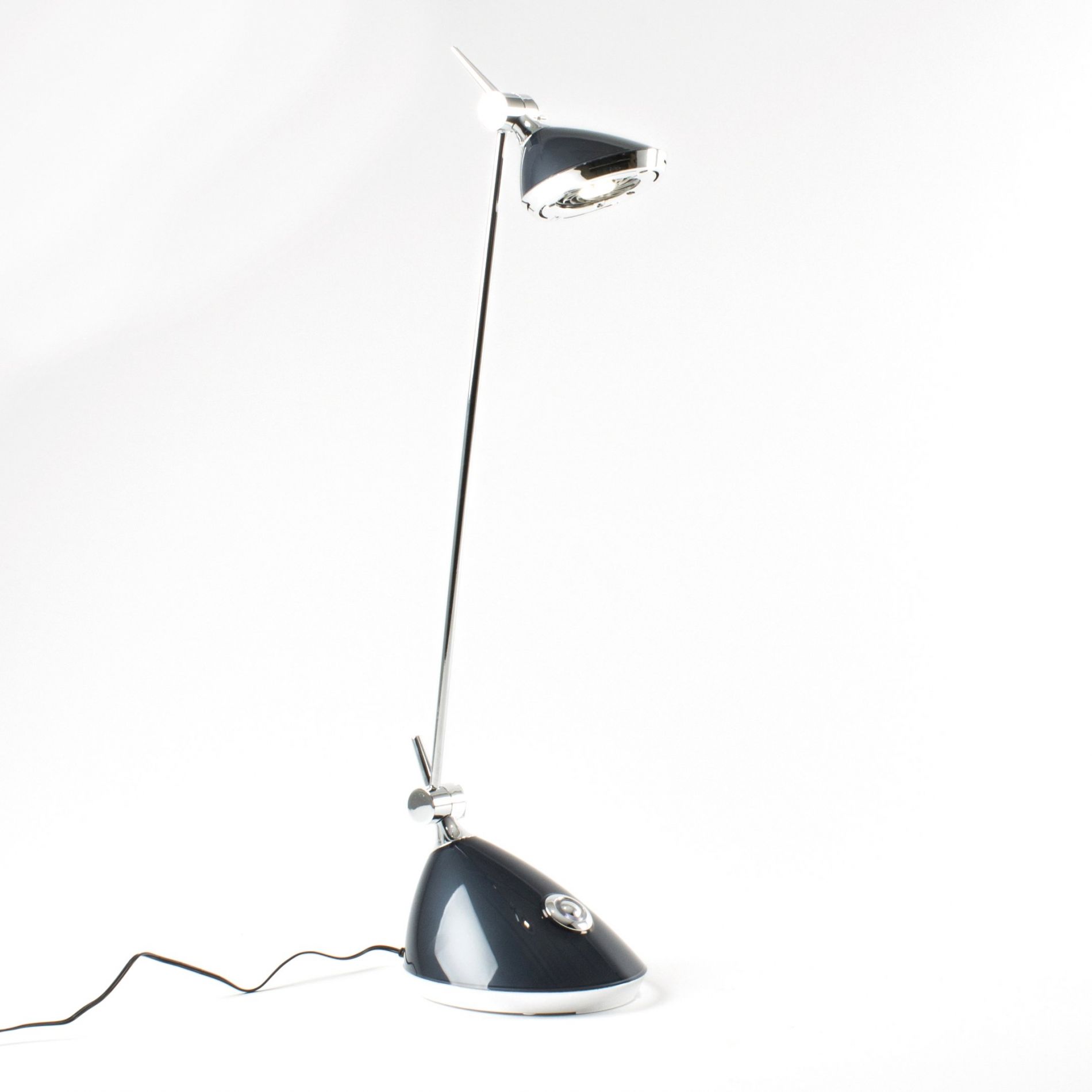 Lampe de bureau LED TIA grise en PVC