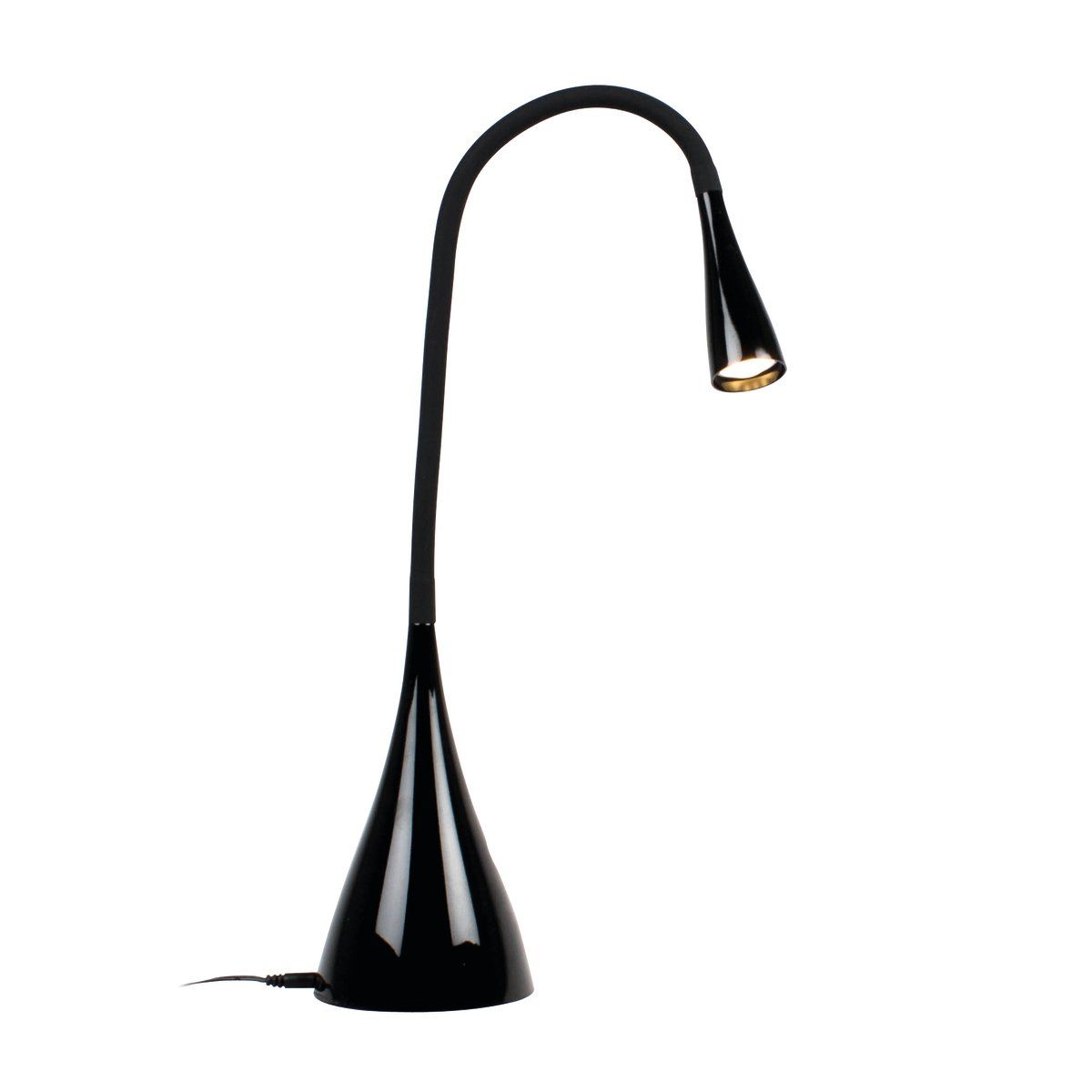 Lampe LED flexible ASTIK noire en PVC