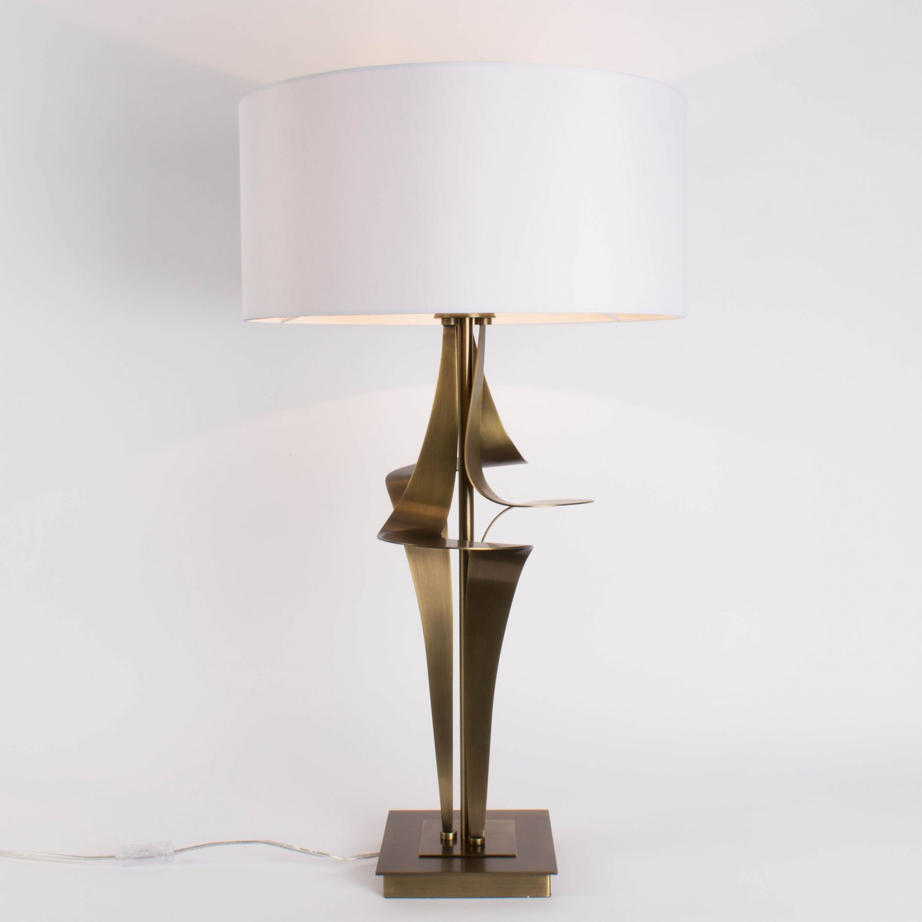 Lampe de table HARLEY dorée en métal