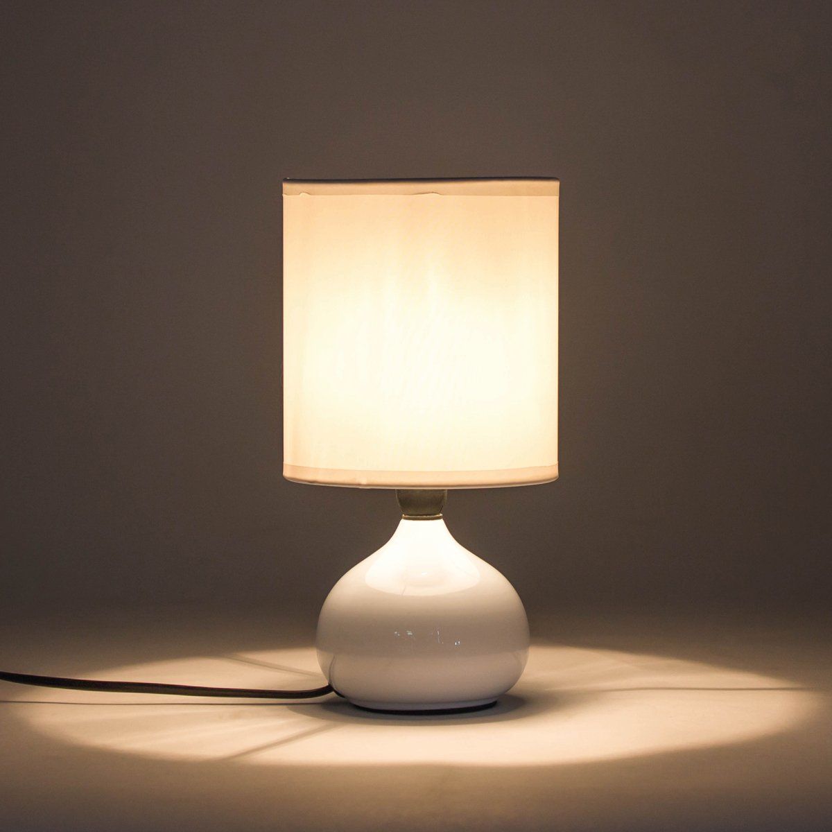 Lampe de table COAST blanche en céramique