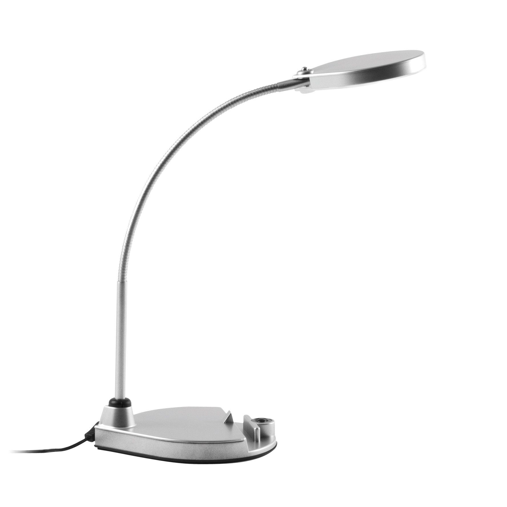 Lampe LED KELP grise en métal