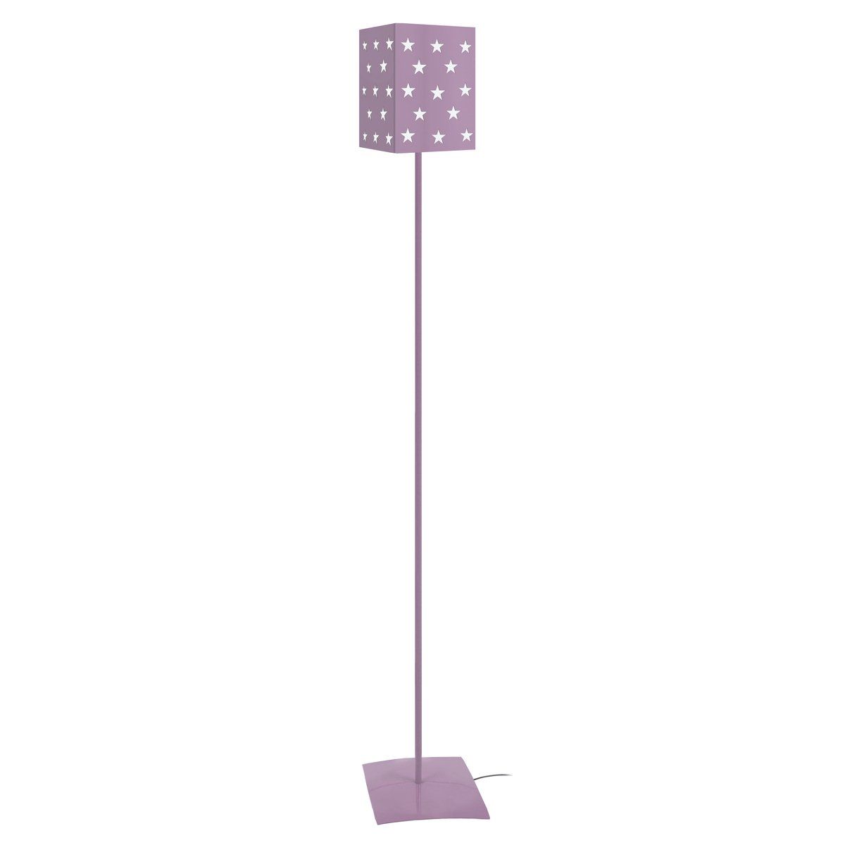 Lampadaire décoratif Etoiles violet en métal