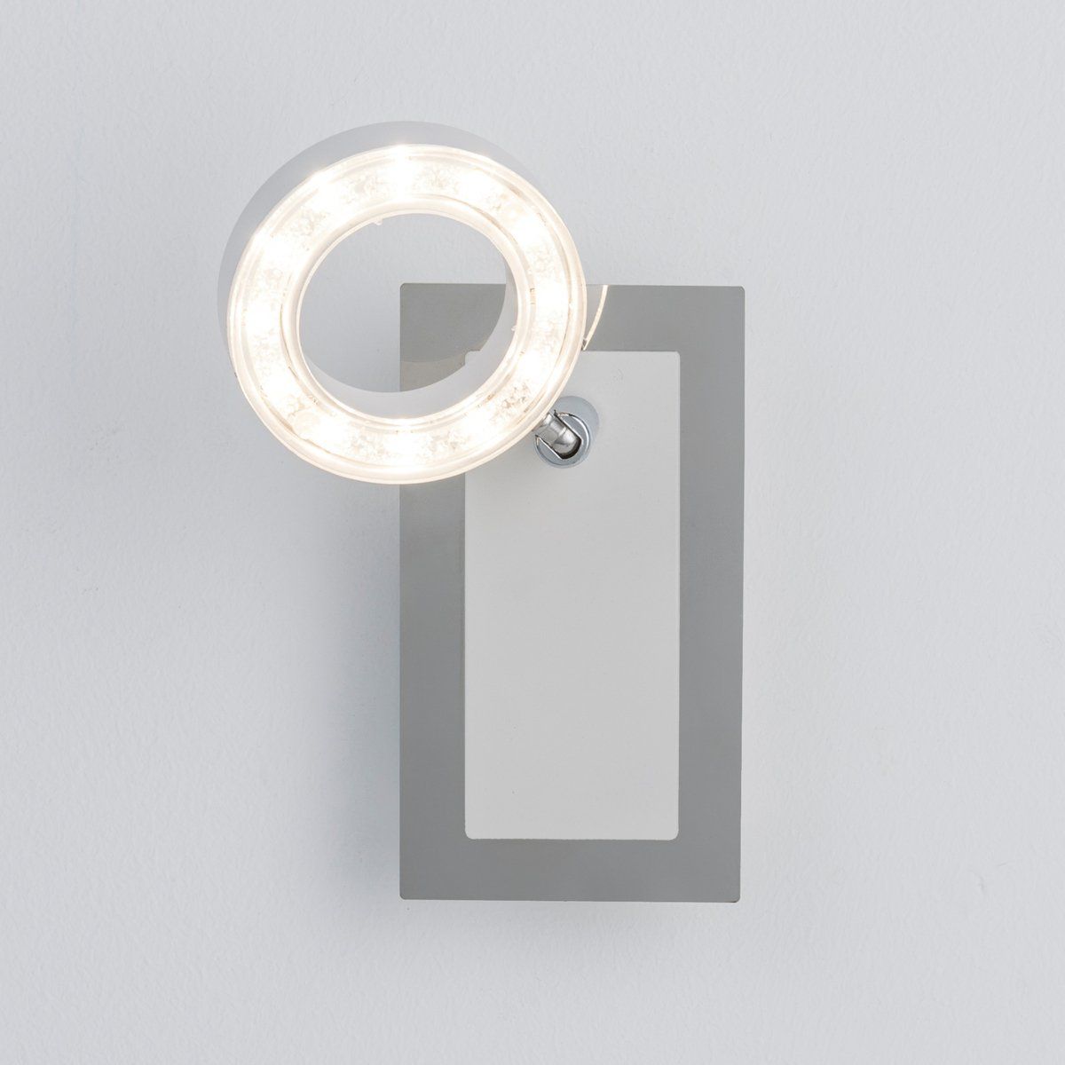 Spot LED orientable WHITE blanc en métal