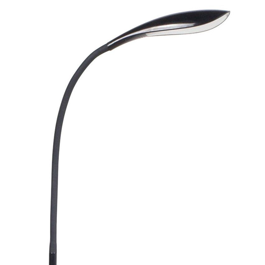 Lampadaire design LED FLEX en PVC noir