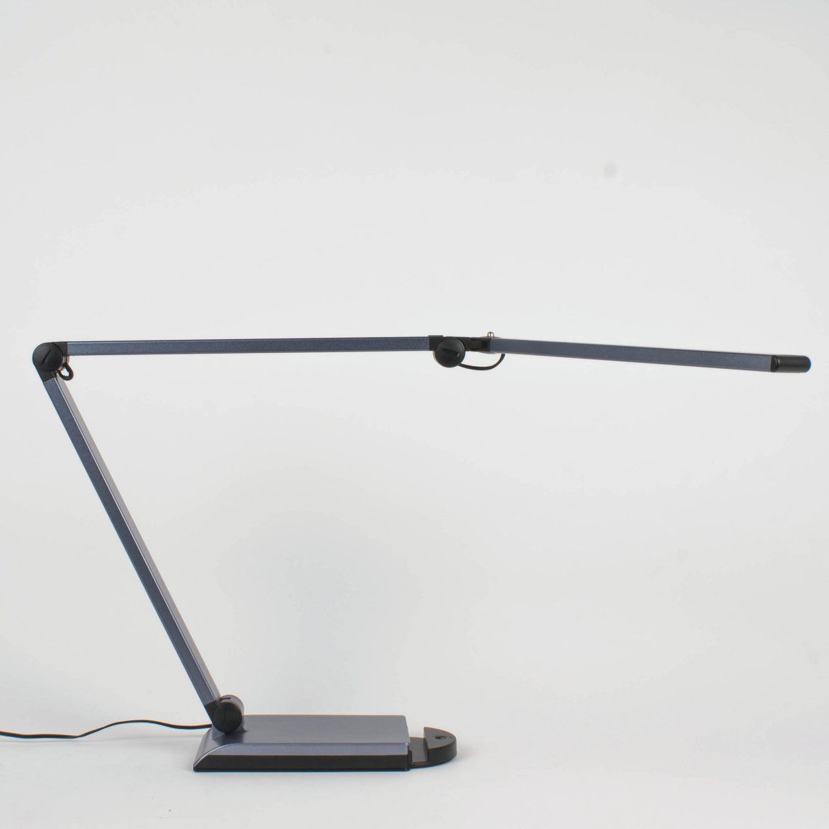 Lampe de bureau Led USB grise en plastique et aluminium