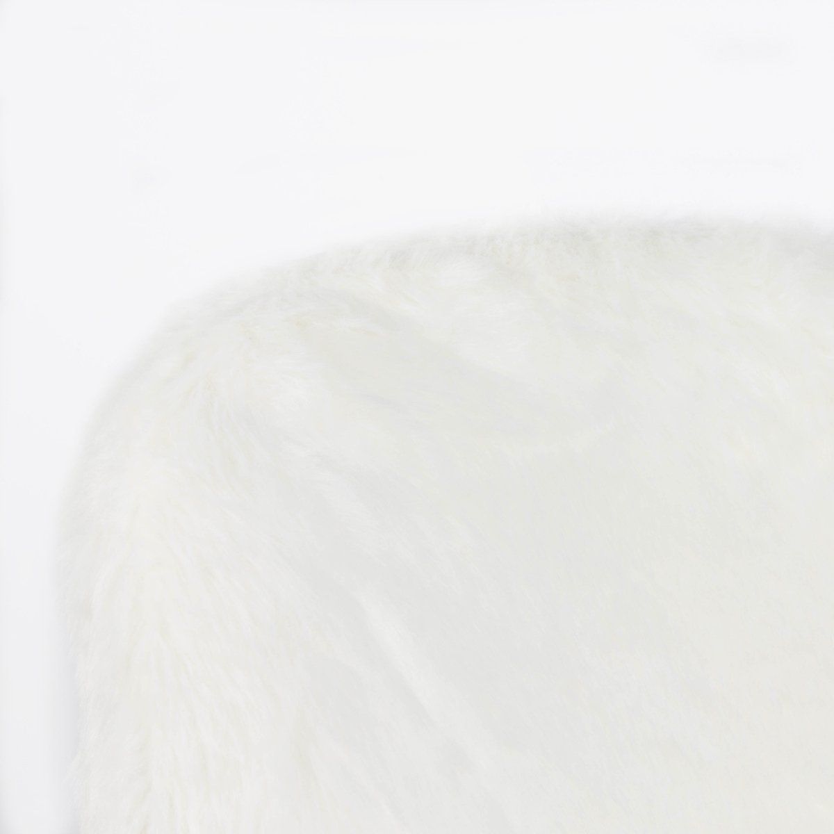 Chaise scandinave IRIS blanche en acrylique et hevea clair
