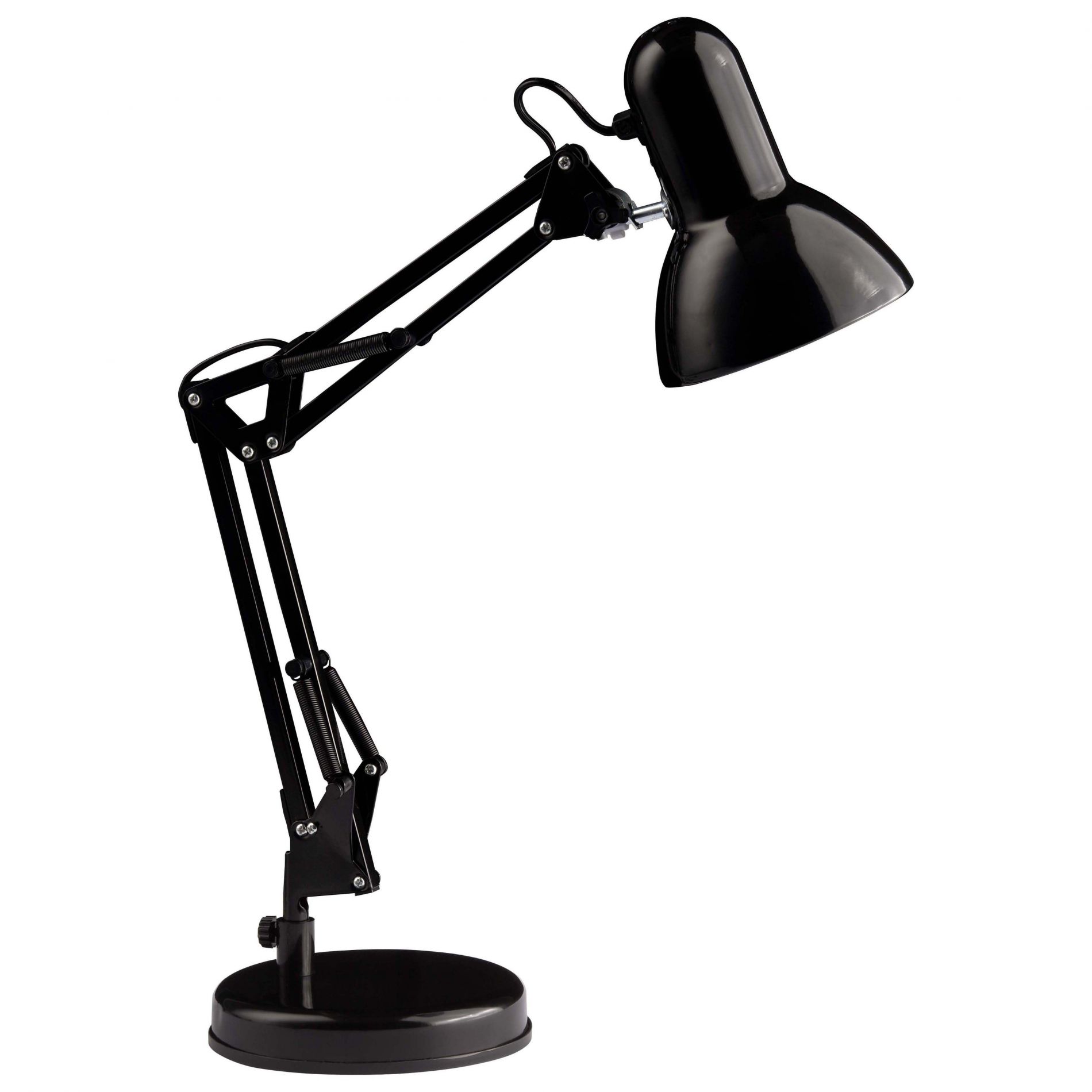 Lampe de bureau NIAGARA noire en métal