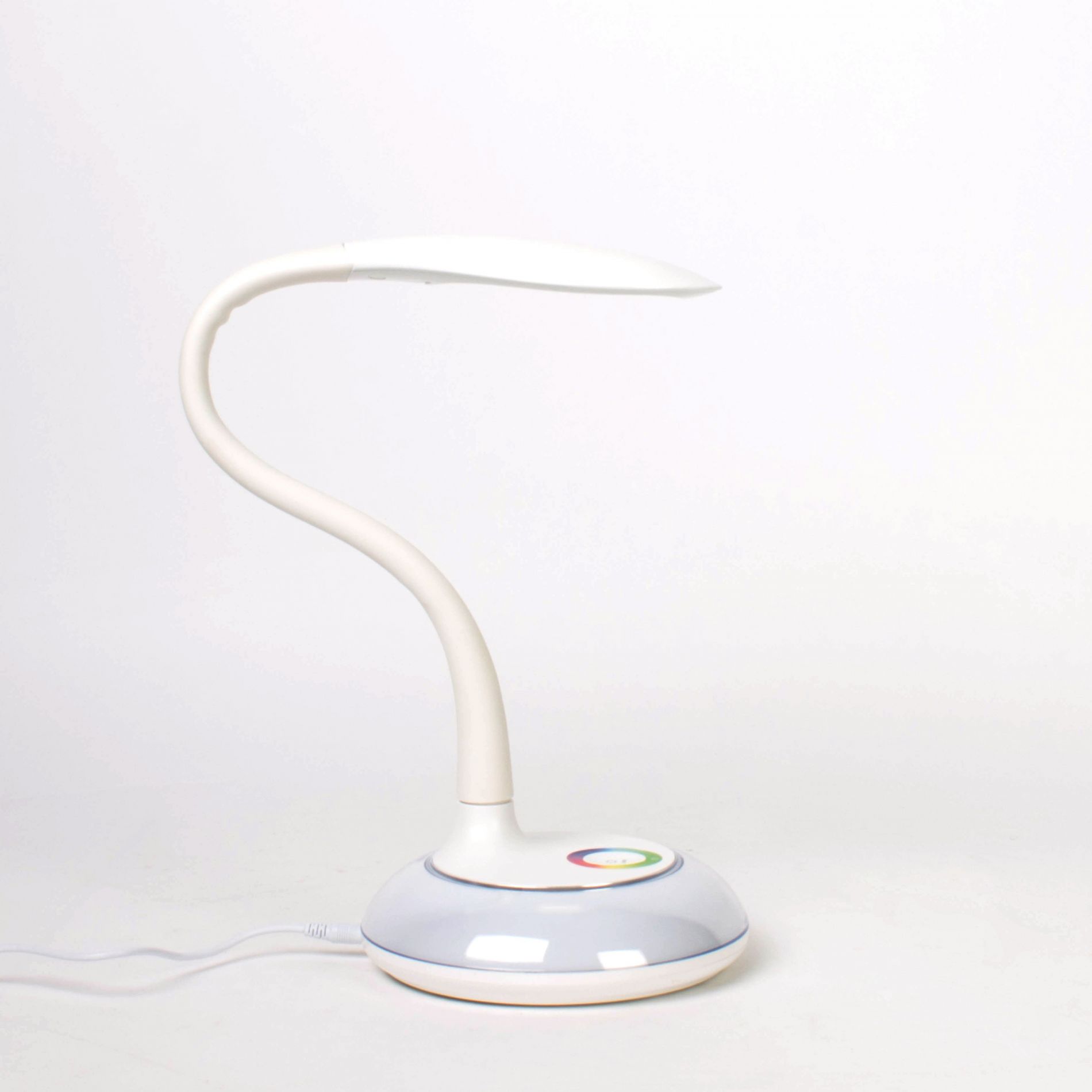 Lampe LED COLOR blanche en pvc