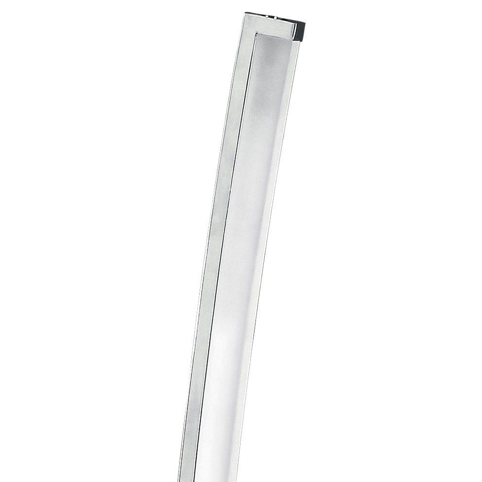 Lampadaire LED tactile dimmable COLMAR argentée en métal