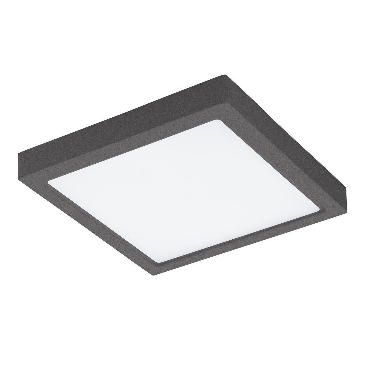 Plafonnier extérieur LED design ARGOLIS en aluminium gris anthracite